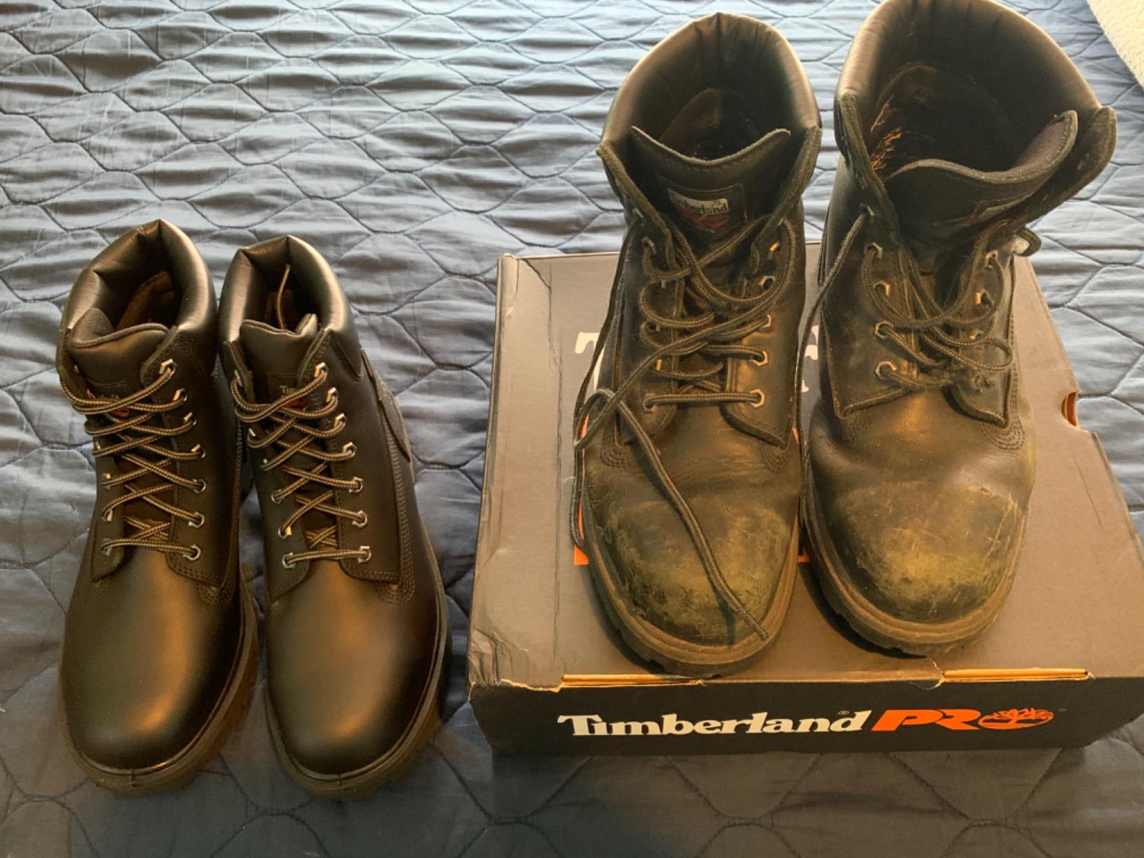 Timberland PRO Men's Direct Attach 6 Inch Steel Safety Toe Insulated Waterproof Industrial Work Boot customer photo 1