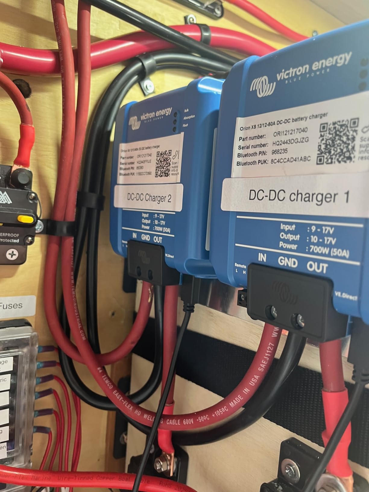 Victron Energy Orion-XS Smart DC to DC Charger (Bluetooth) 12/12V 50A 700W customer photo 2
