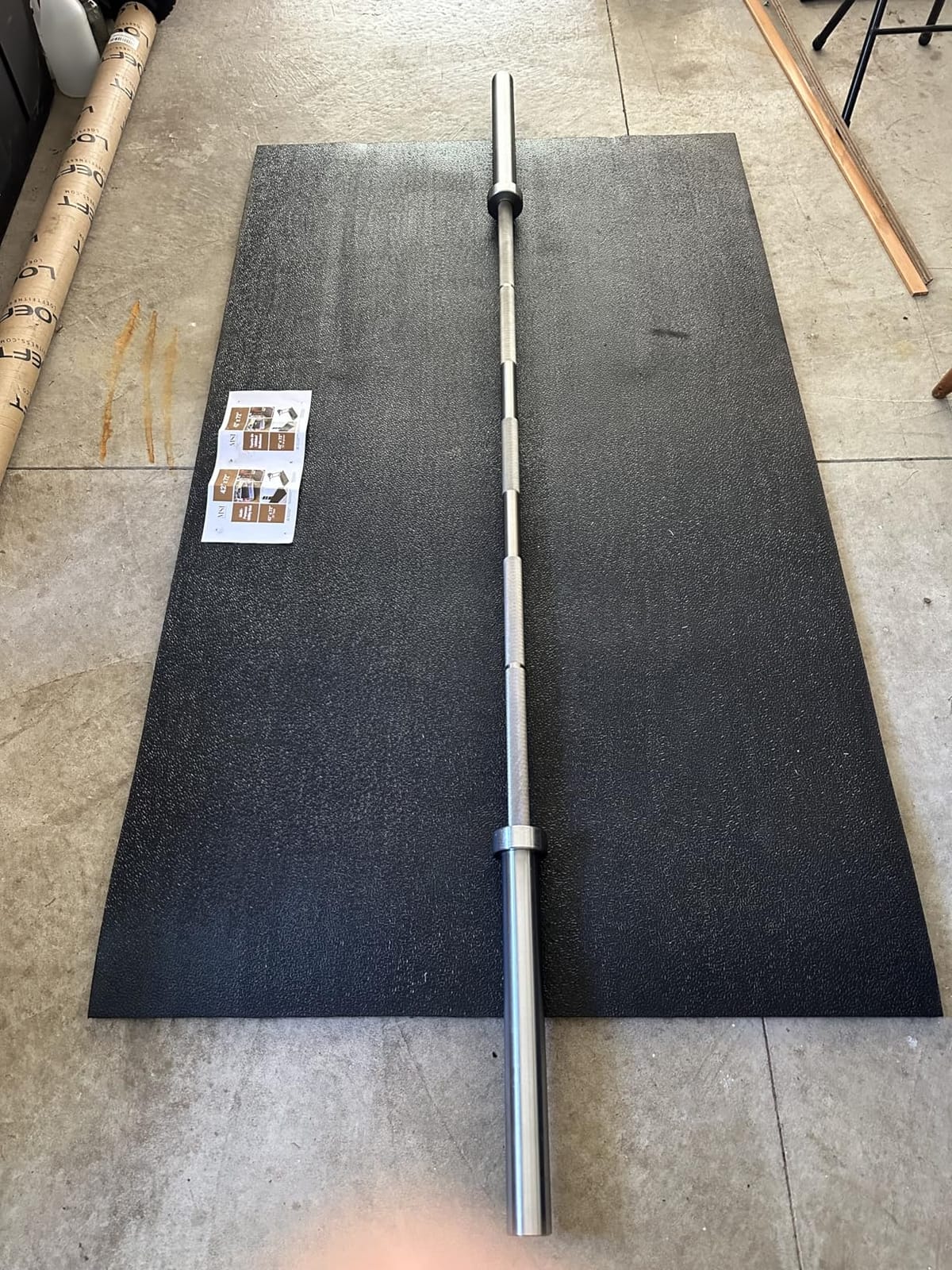 MSI Horse Stall Mat 42in. x 72in. Black Rubber Flooring Mat customer photo 1