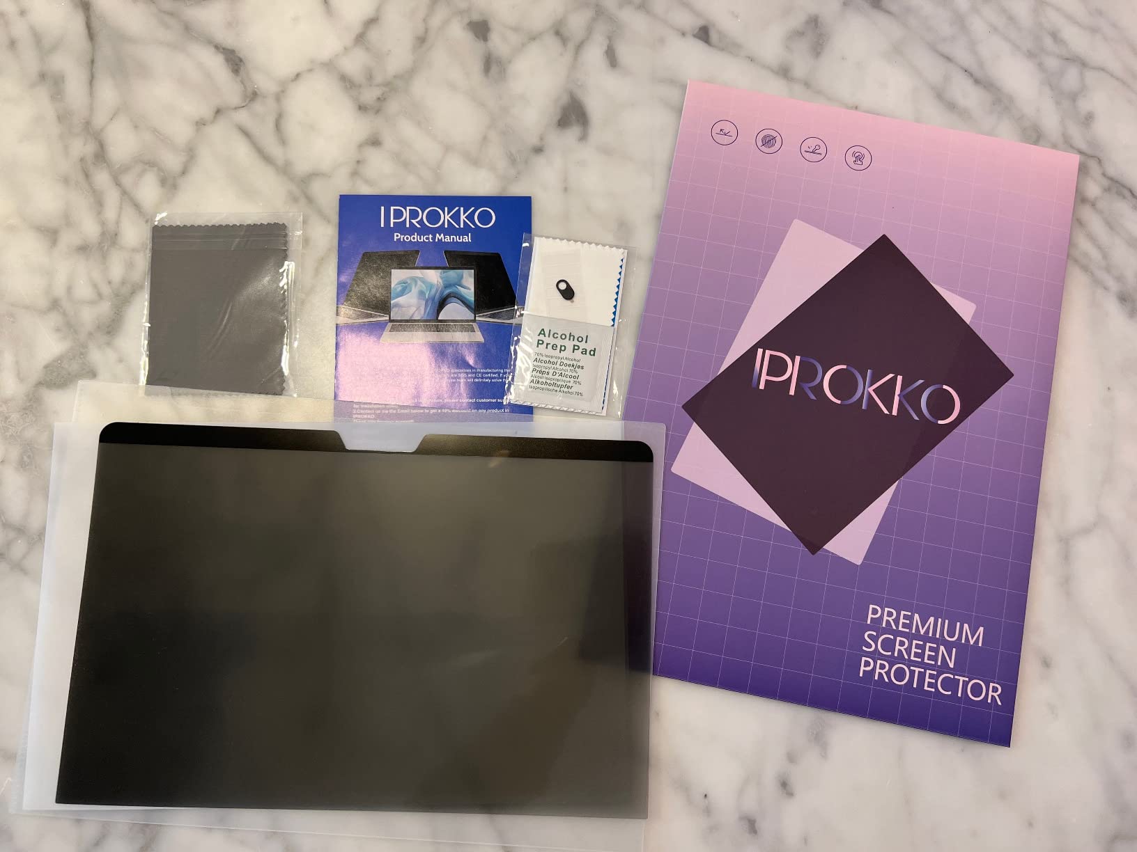 IPROKKO 2Pack 24 Inch Blue Light Screen Protector for 16:9 Computer Monitor customer photo 1