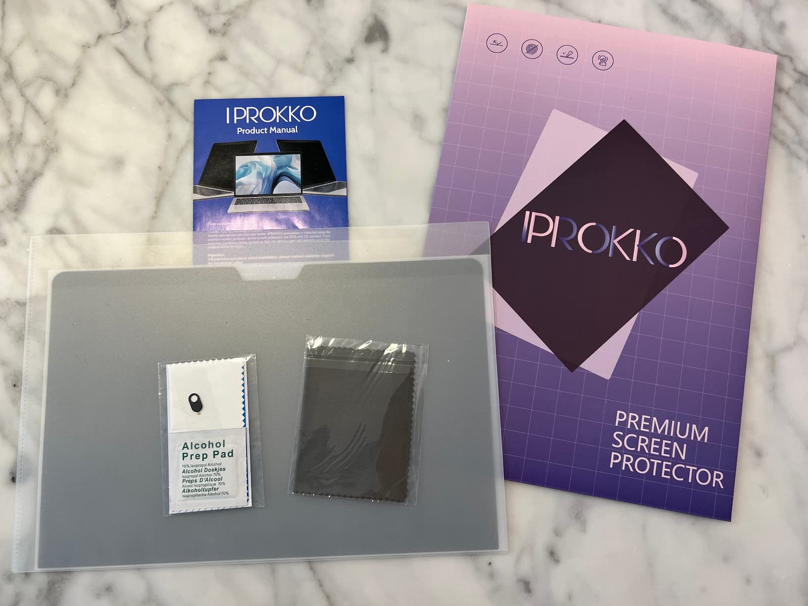 IPROKKO 2Pack 24 Inch Blue Light Screen Protector for 16:9 Computer Monitor customer photo 2