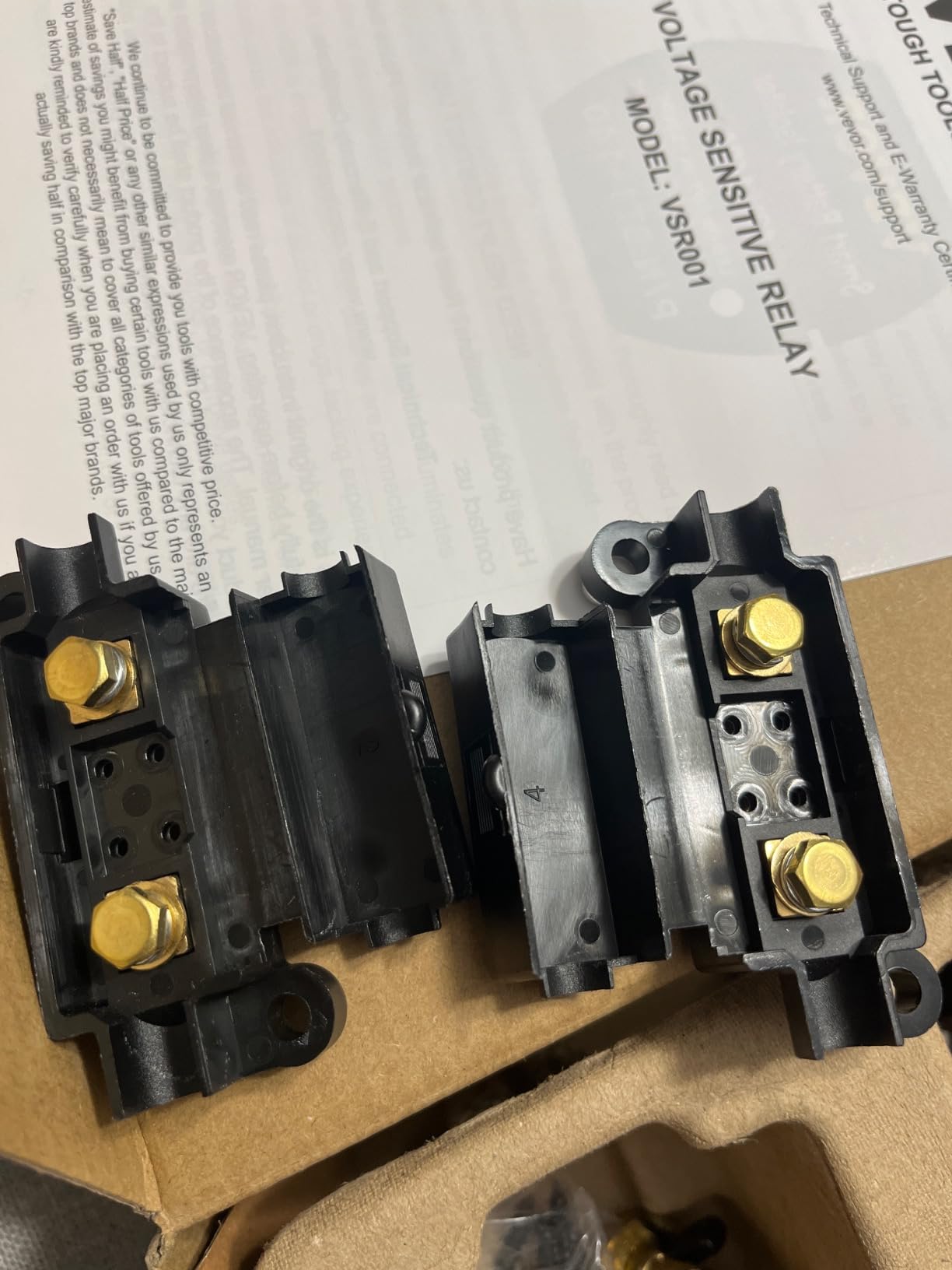 VEVOR Split Charge Relay Kit, 12V 140 Amps, Auto Dual Battery Isolator Kit customer photo 1