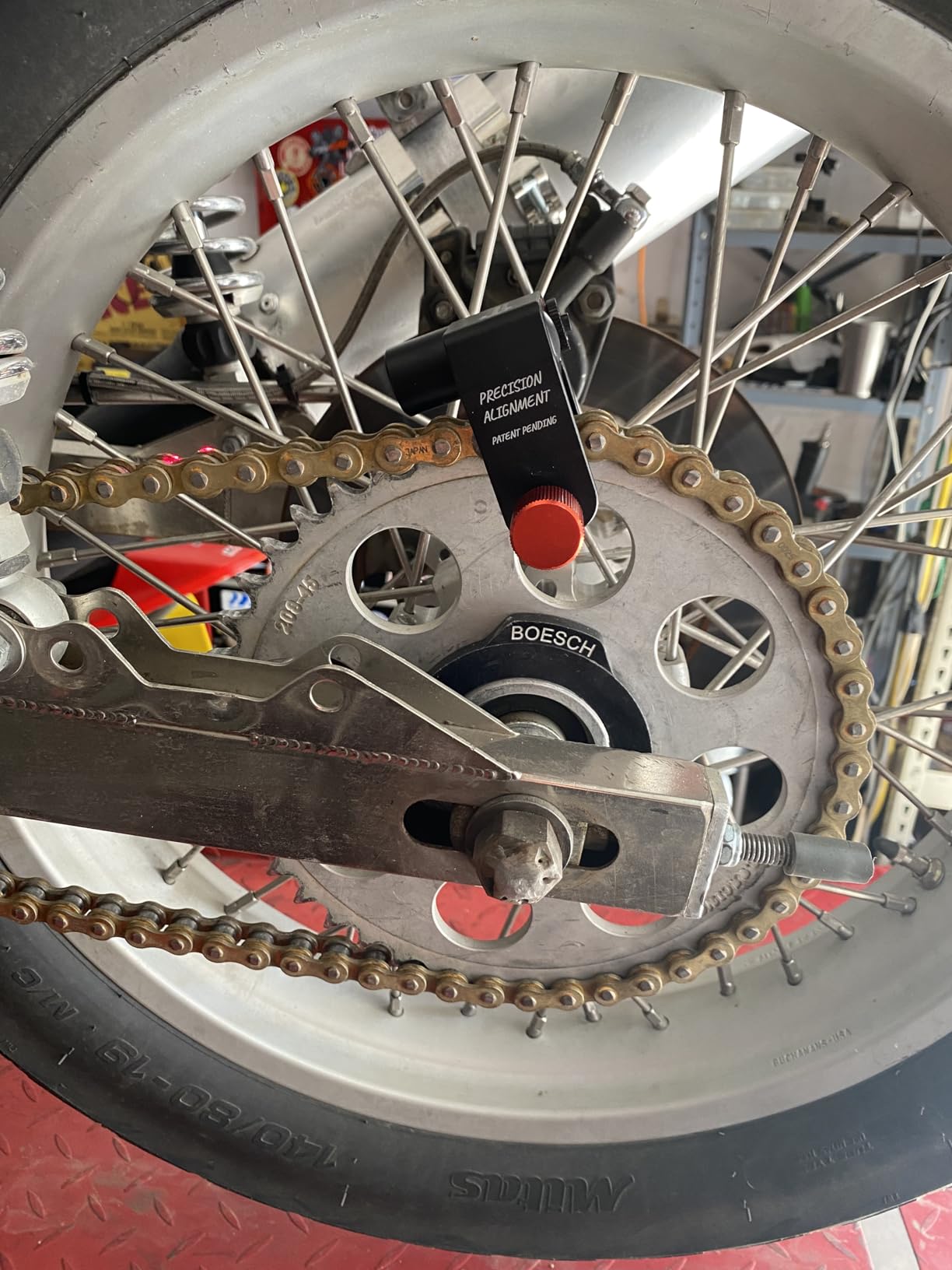 Chain & Sprocket Alignment Tool - Laser Application customer photo 1