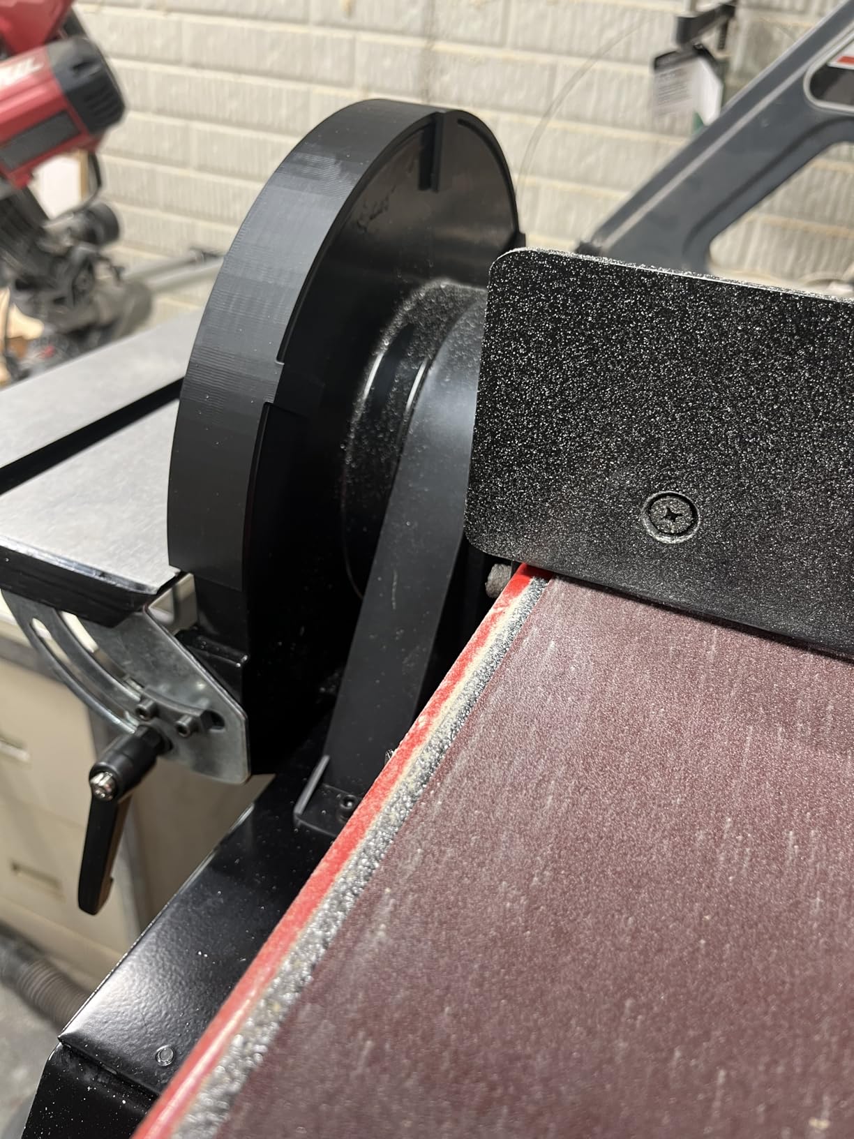 BUCKTOOL 1-1/2HP Bench Belt Disc Sander for Woodworking,6x48