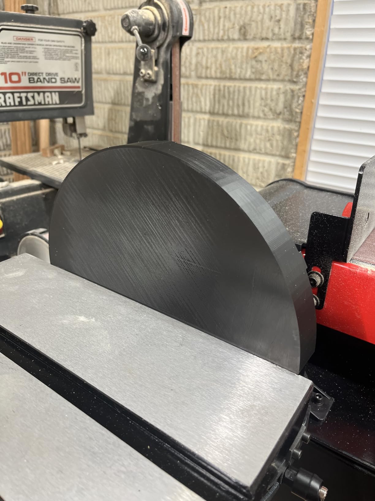 BUCKTOOL 1-1/2HP Bench Belt Disc Sander for Woodworking,6x48