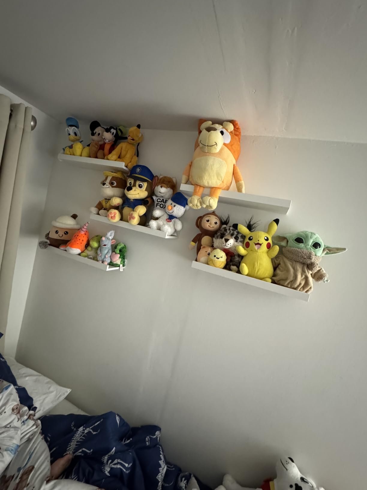 upsimples Floating Shelves for Wall Decor and Storage, Black, 6Pcs 15.7'' customer photo 1