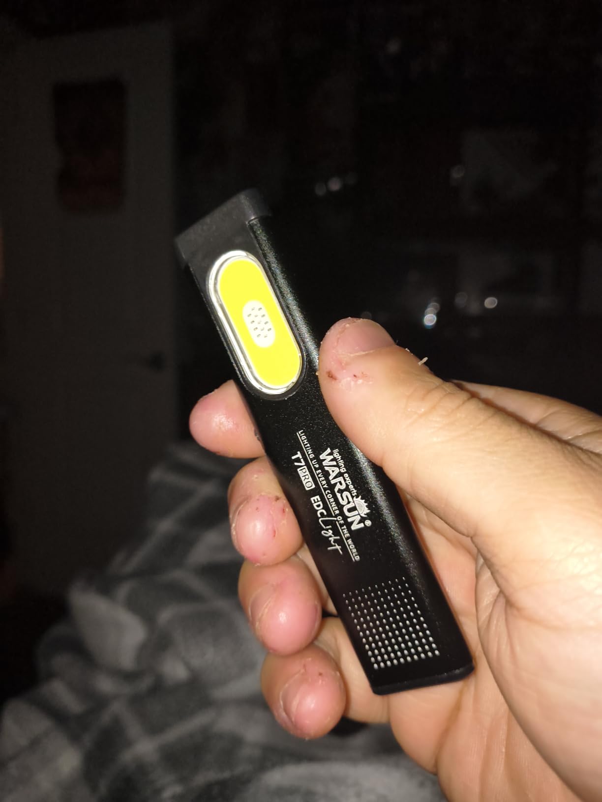 WARSUN T7 PRO Slim Rechargeable EDC Flashlight, Pocket Light customer photo 1