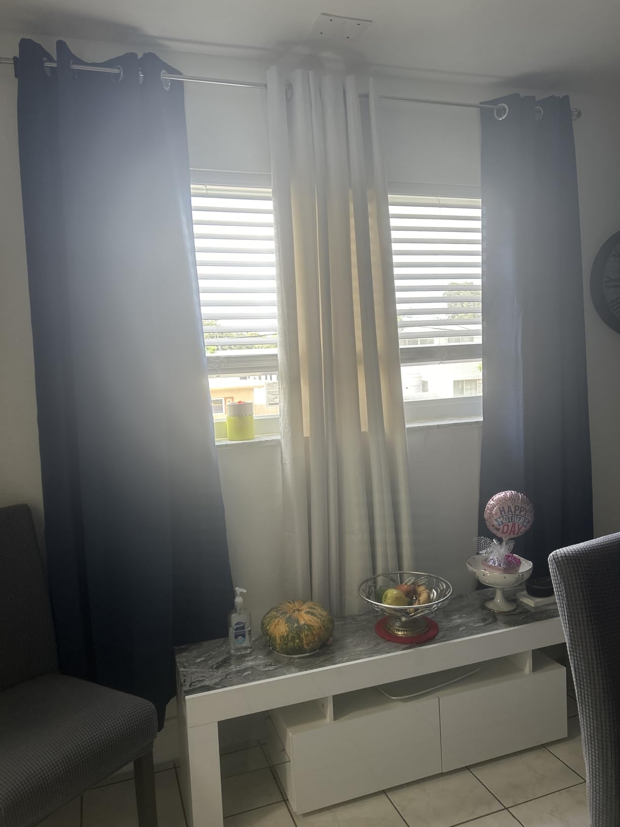 CUCRAF Black Blackout Curtains 84 inch Length 2 Panels Set, Room Darkening Drapes for Living Room Bedroom, Thermal Insulated Light Blocking Grommet Window Curtain (W52 x L84 Inch) customer photo 2