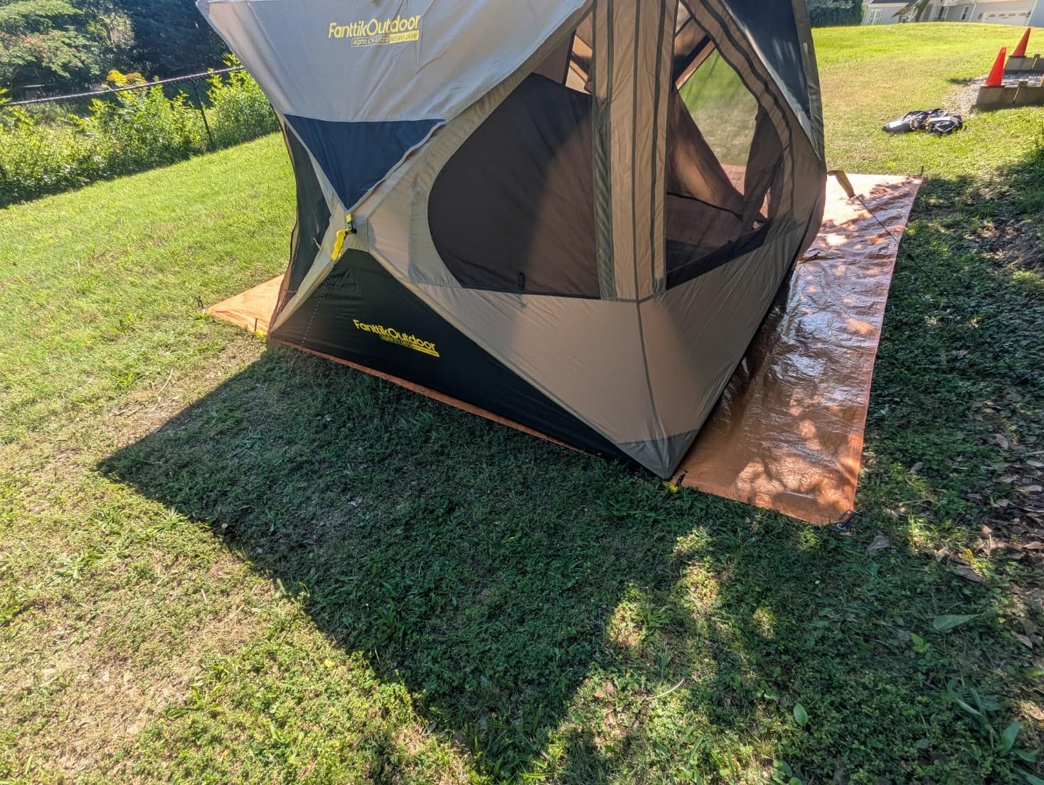 FanttikOutdoor Alpha C4 Ultra Camping Tent 4 Person Pop Up Instant Cabin Setup in 60 Seconds Portable Hub Tent with Rainfly & Windproof for Outdoor Camping & Overlanding customer photo 2