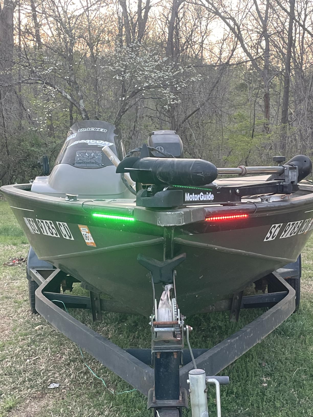 Boat LED Boat Navigation Light, Red and Green Marine Navigation Lights for Boats led, Boat Bow Lights for Night Fishing Night Boating, Nav Light for Bass Boats, Pontoon, Jon Boats customer photo 1