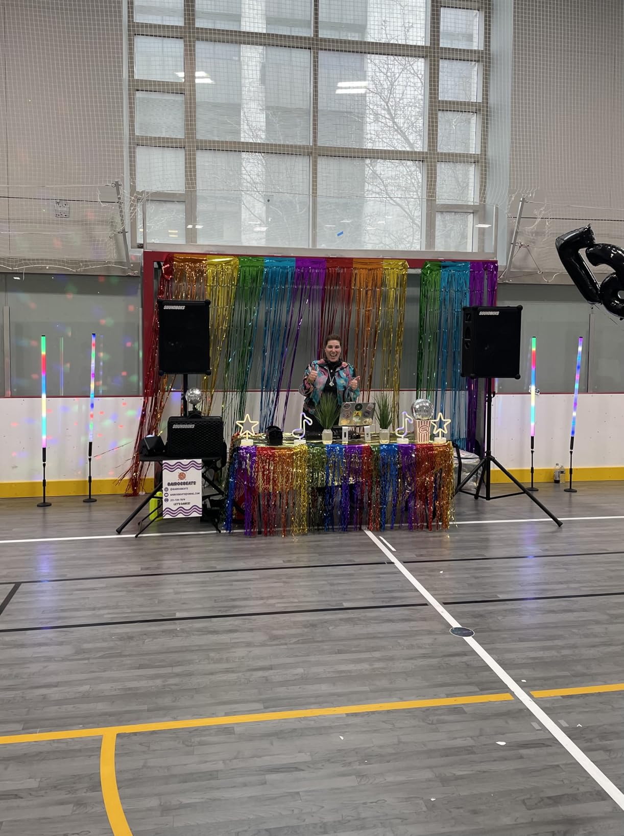 4Pack 5000mAh Battery Powered 4ft RGB led Tube dj Light bar with Stand Colored Neon Video Stick Lights for Photo Booth Studio Dance Club Party Wedding Events Stage Lighting customer photo 1