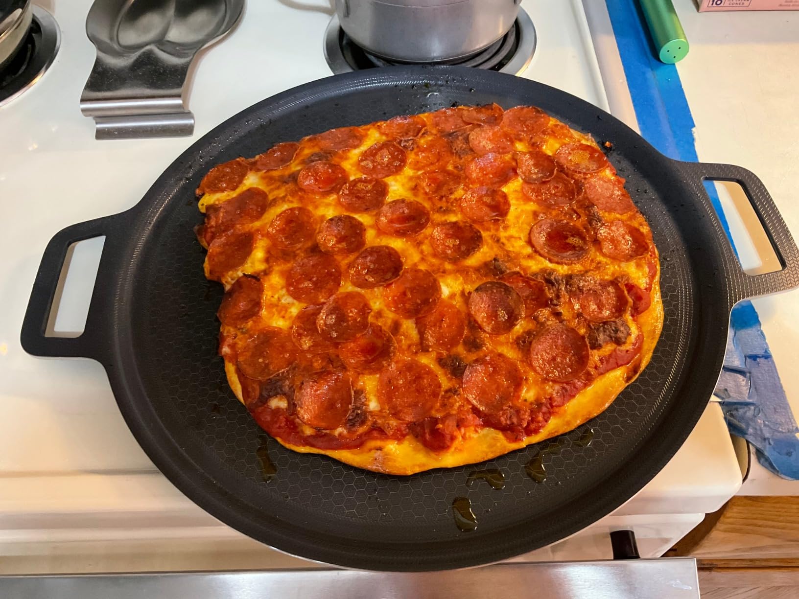 HexClad Hybrid Nonstick Pizza Steel for Pizzas Up to 14
