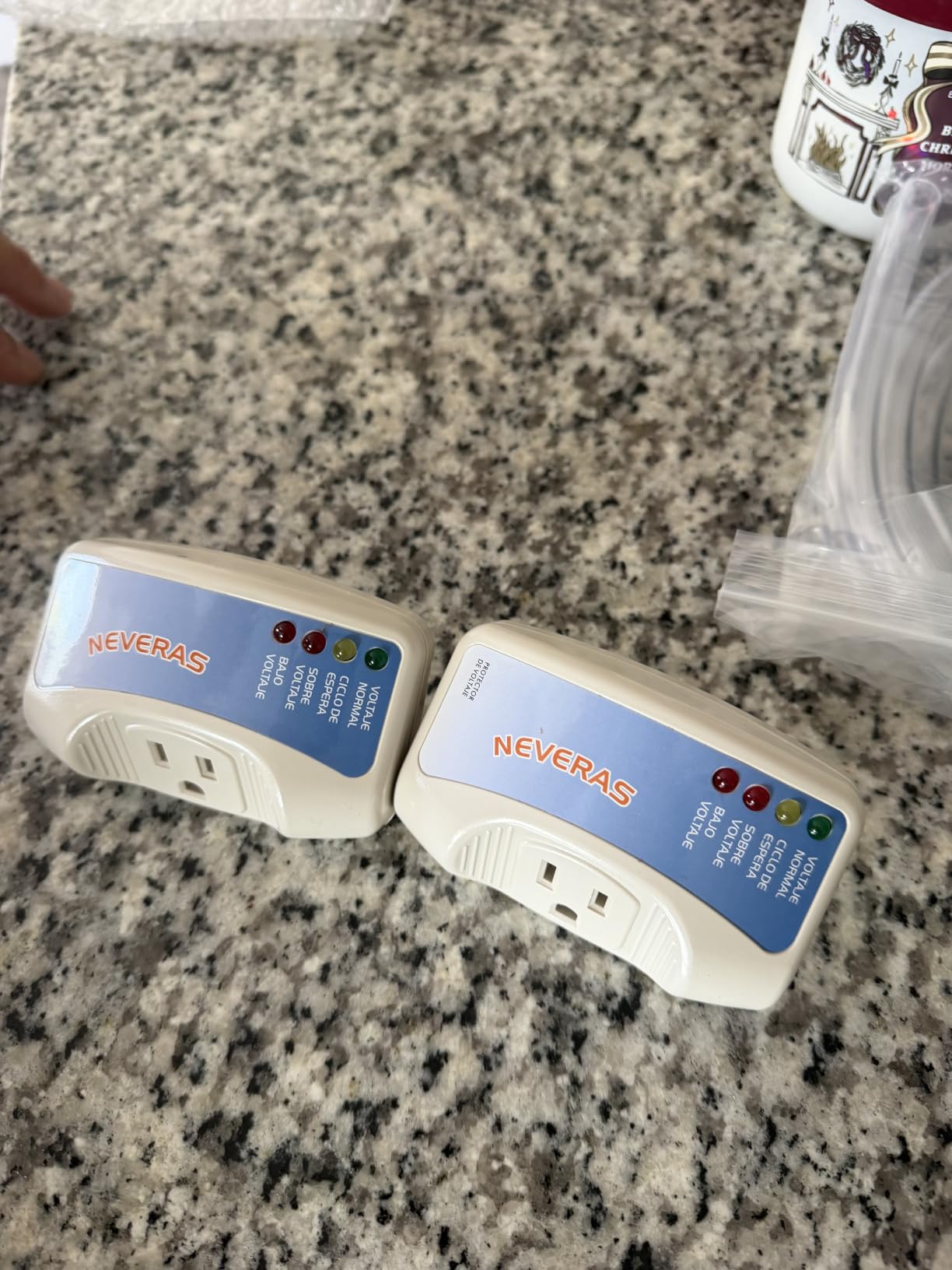 QWORK Voltage Protector 2-Pack for Major Appliances, 120V 1400W, Surge & Voltage Fluctuation Protection for Air Conditioners, TV/PC, Freezers customer photo 2