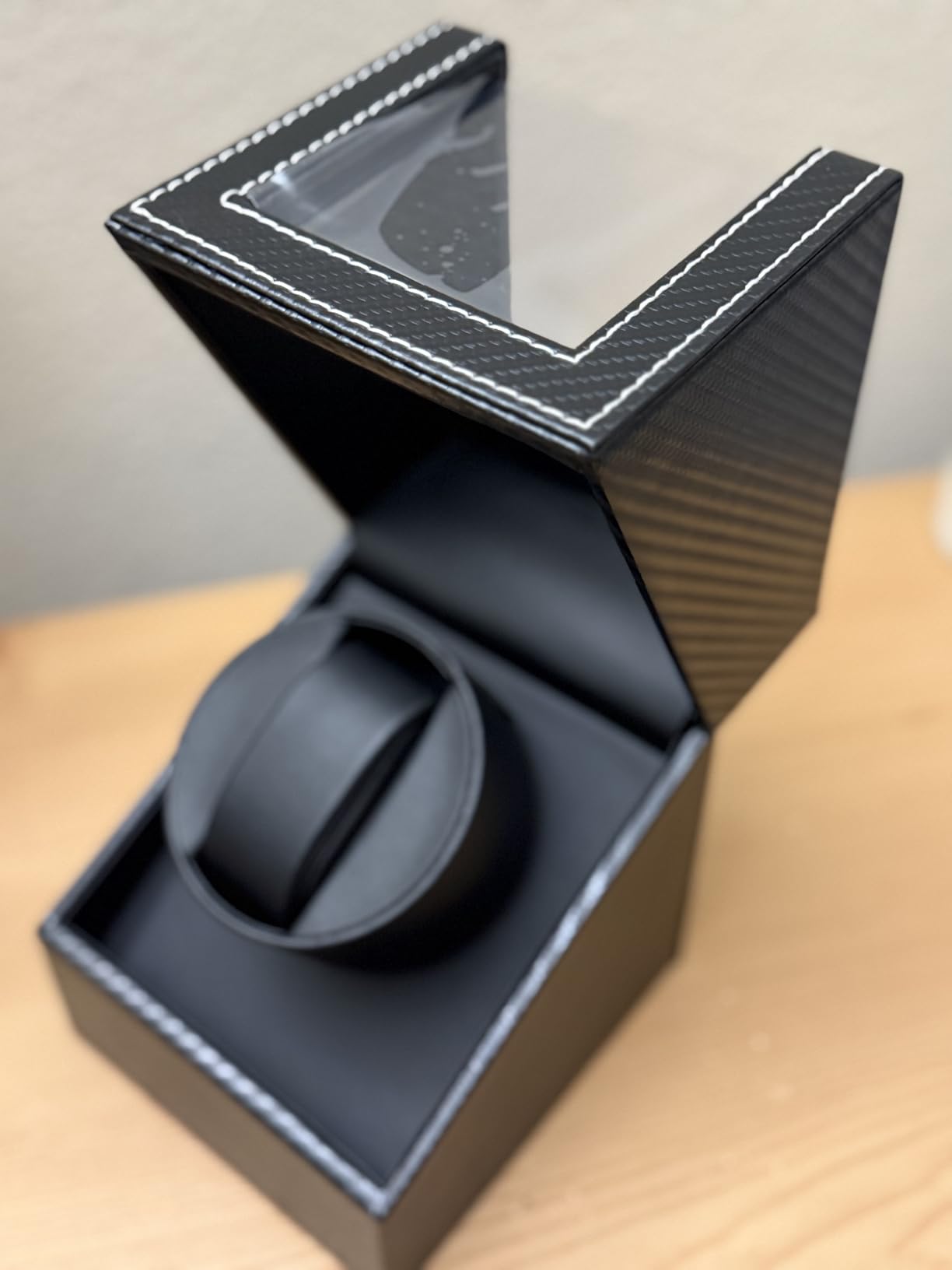Watch Winder for Automatic Watches: Automatic Single Watch Winder Box customer photo 1