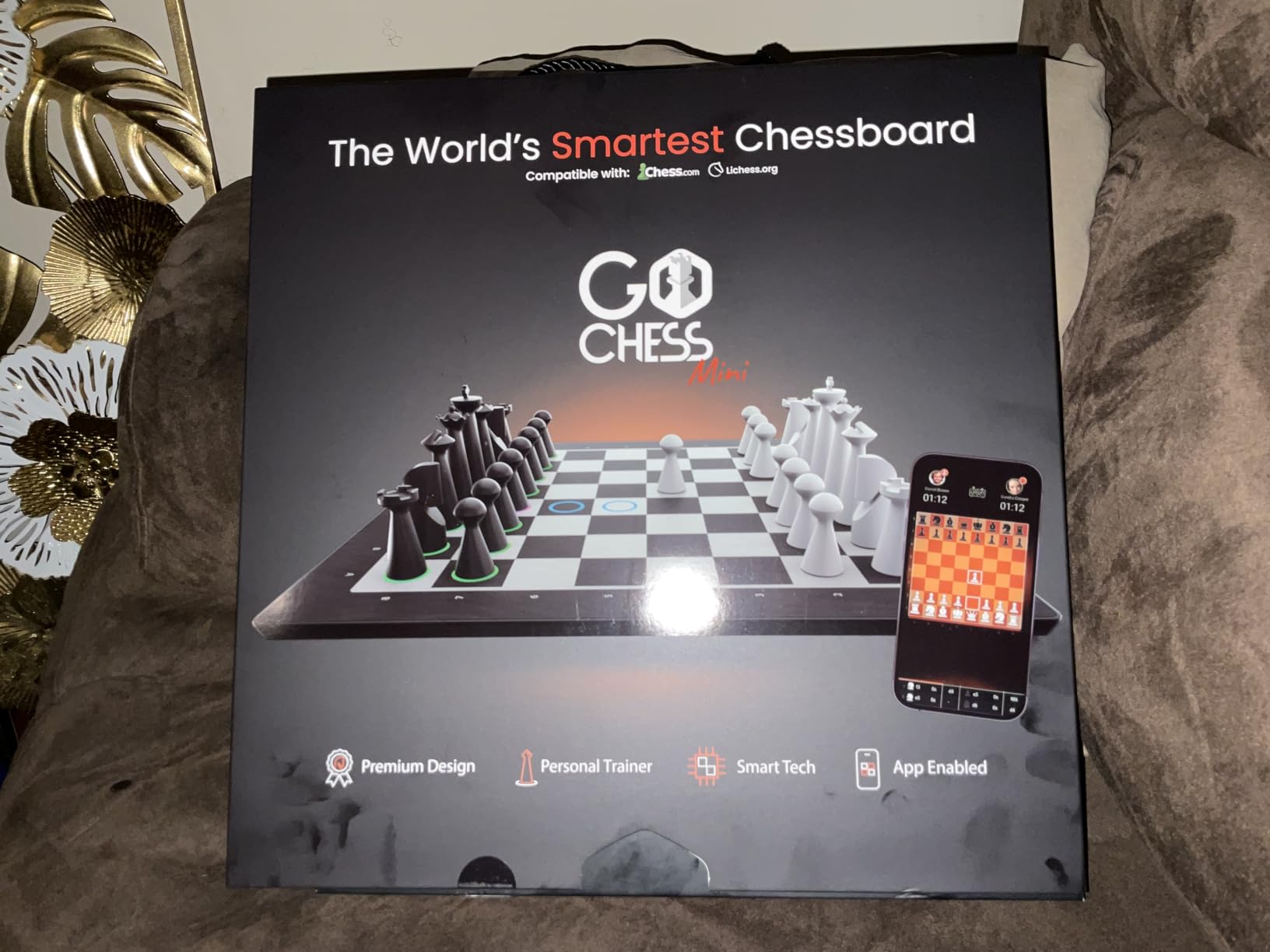 GoChess Mini Smart Chess Board AI Electronic Chess Game Set for All Levels customer photo 2