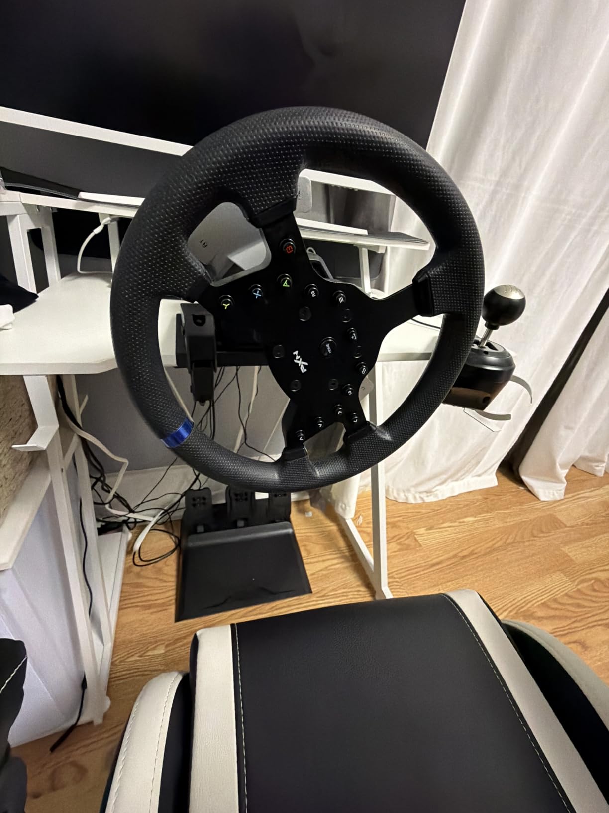 PXN V99 3.2Nm Force Feedback Gaming Steering Wheel customer photo 2