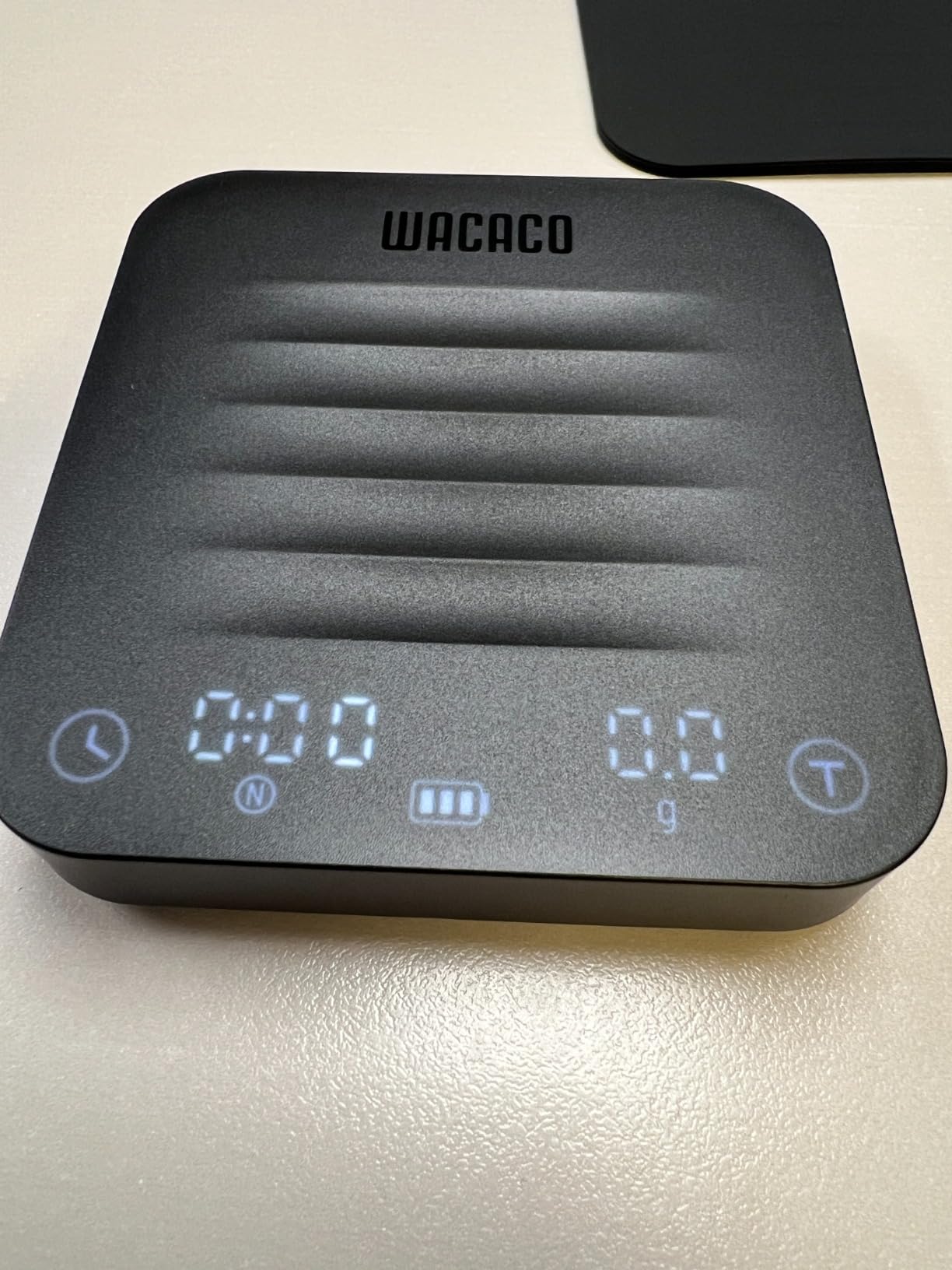 WACACO Exagram Pro Coffee Scale with Timer, Smart Espresso Scale with Carrying Box, Automatic Timing Rechargeable Mini Digital Coffee Weight Scales Gram&Ounce&Milliliter, Food Kitchen Scale, Black customer photo 1