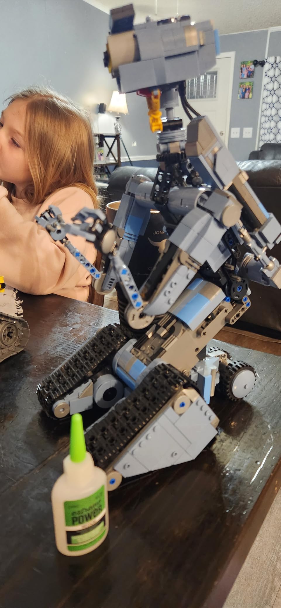 iATOM 1176 Pieces Johnny 5 Robot Building Set with Remote Control - Rechargeable, Gift for Adults Men, STEM Tech Movie Robotic Figure Model Kit customer photo 2