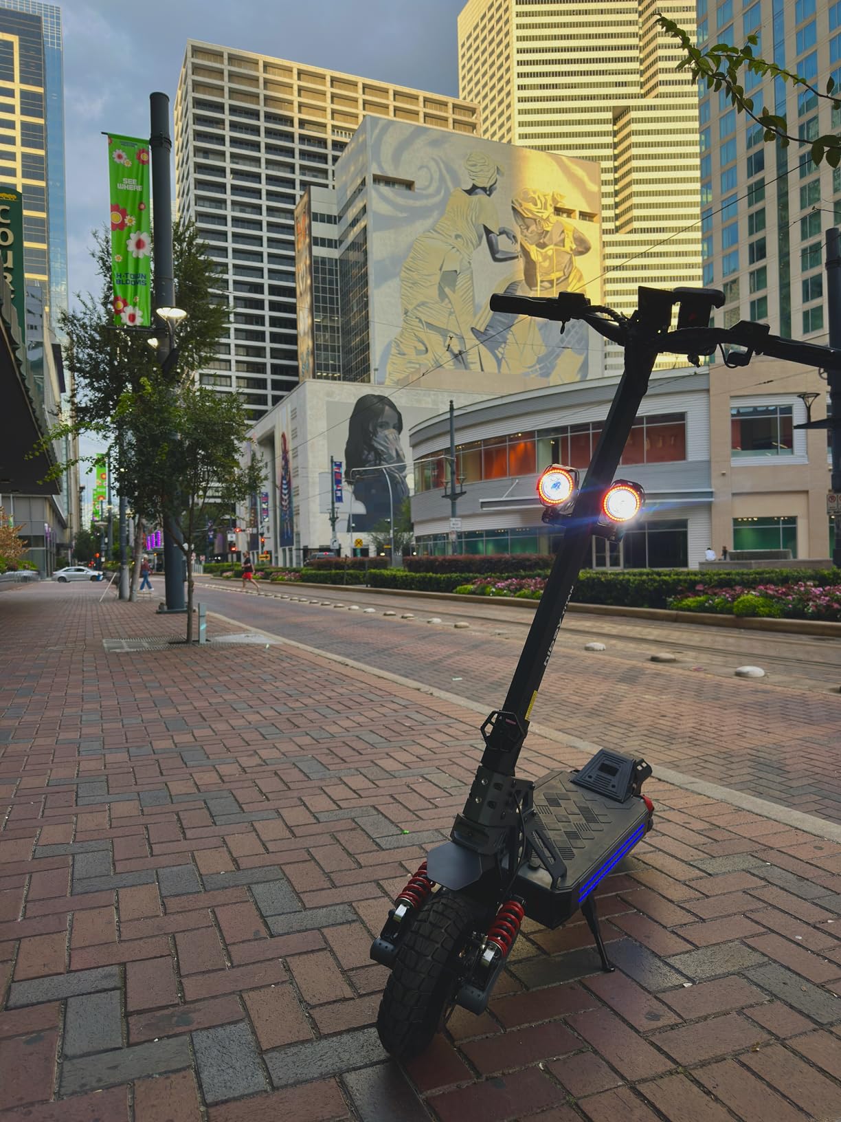 Hiboy Titan Electric Scooter, 1200W Motor, Long Range | Up to 46 miles range, 25 MPH speed, 10