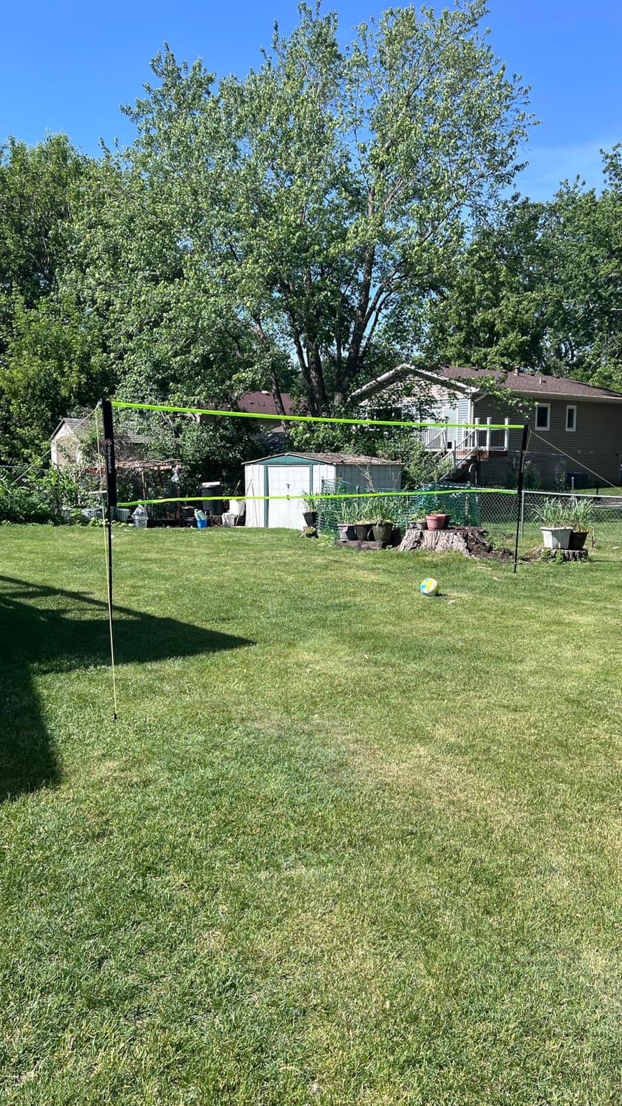 Portable Outdoor Volleyball Net Set 20FT / 32FT, 4 Adjustable Heights customer photo 2