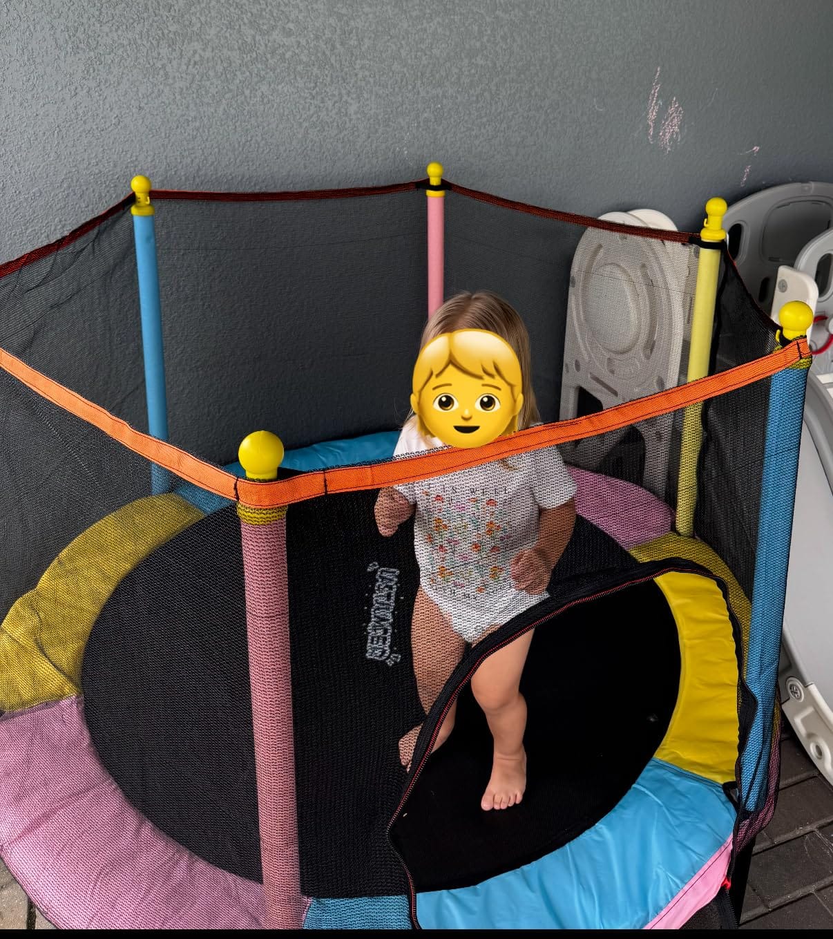Mini Toddler Trampoline Ages 2-10, Small Indoor Kids Trampoline customer photo 1
