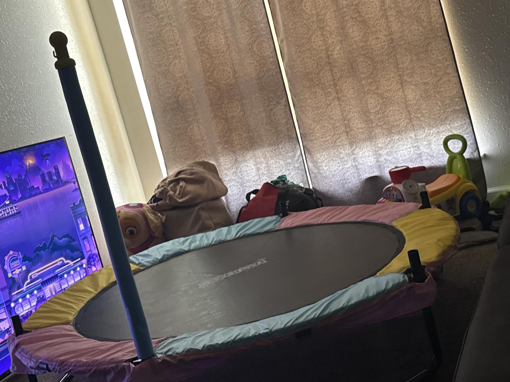 Mini Toddler Trampoline Ages 2-10, Small Indoor Kids Trampoline customer photo 2