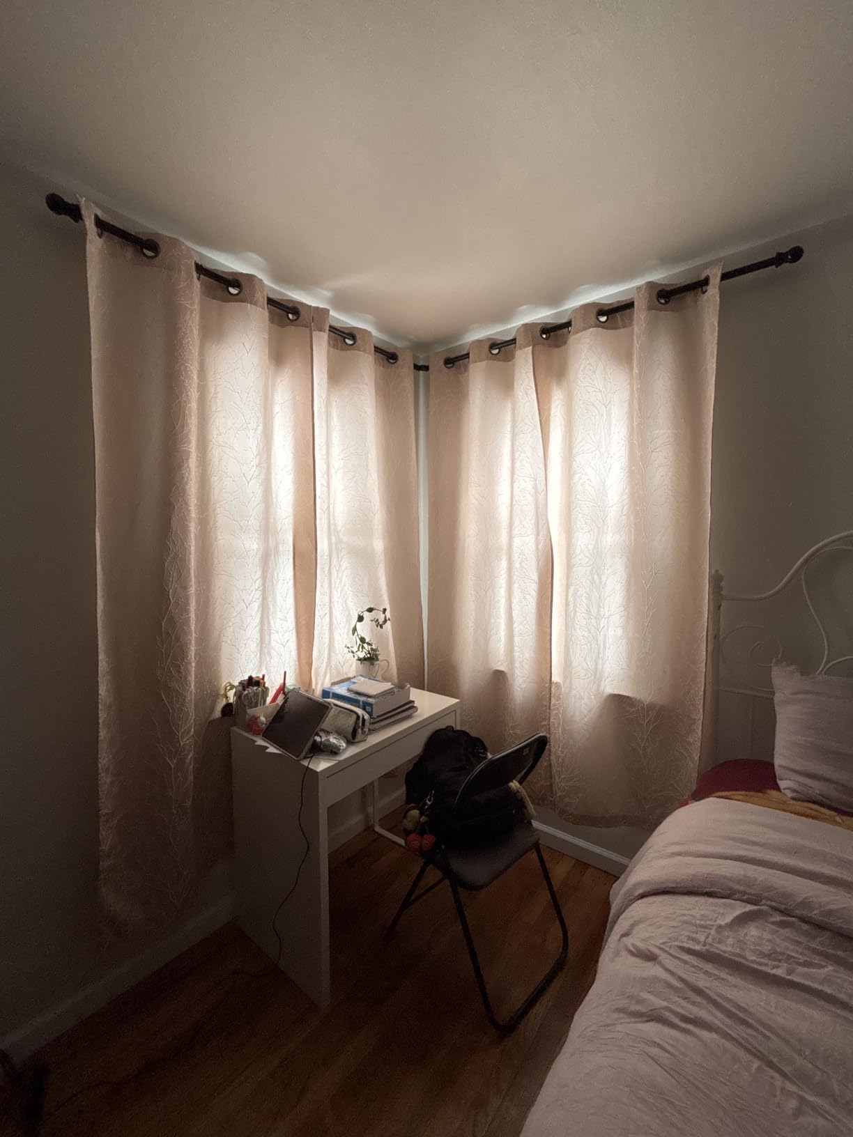 Bay Window Curtain Rods, 36-160