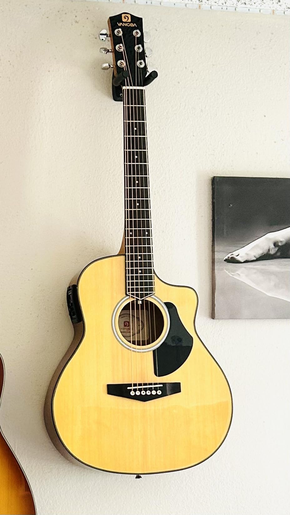 Vangoa 3/4 Electric Acoustic Guitar Kit for Beginner, Spruce Top, 4-Band EQ customer photo 1