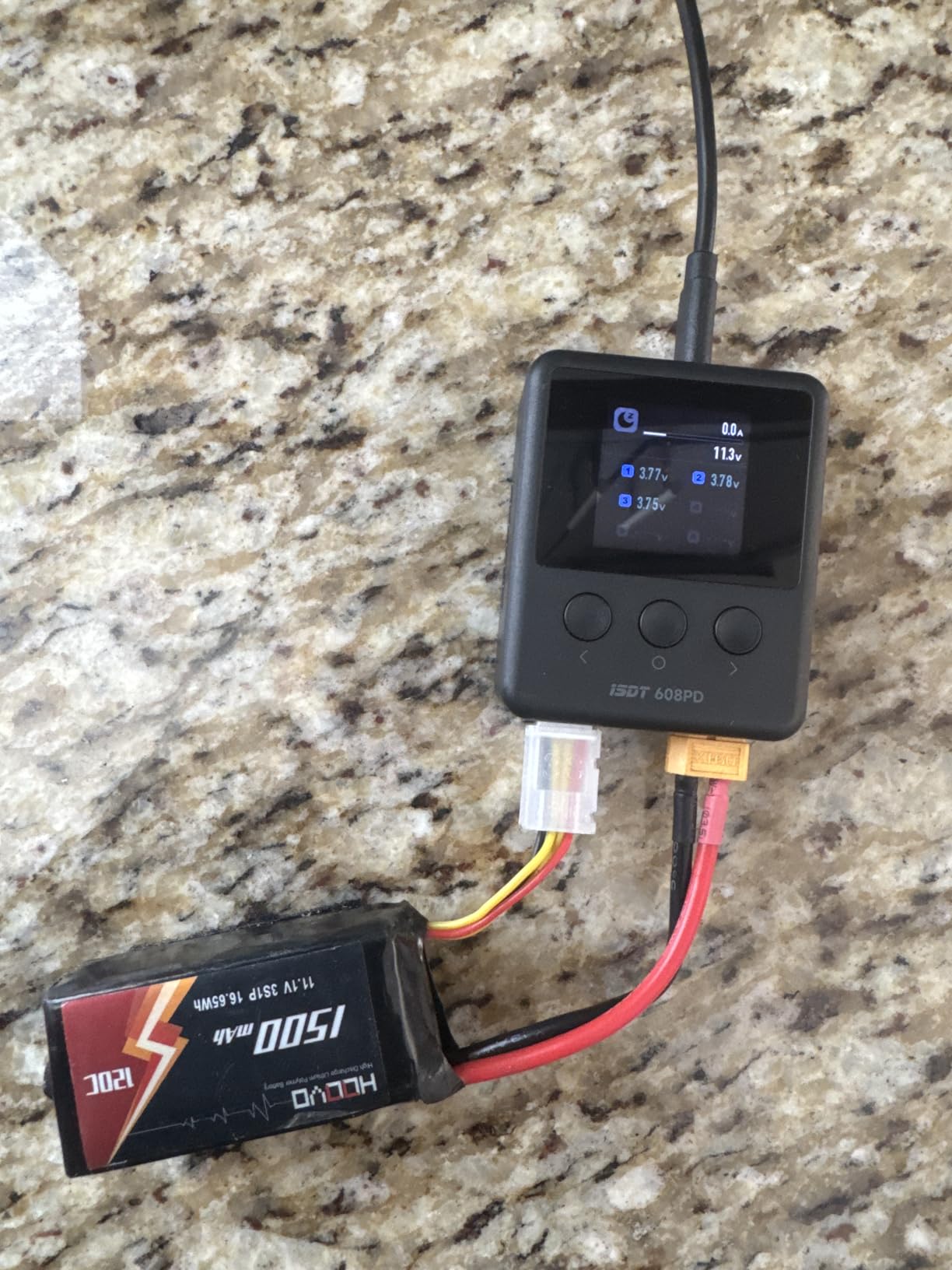 ISDT 608PD Lipo Battery Charger, DC 240W/10A, USB C PD 100W/5A Smart Charger for RC Batteries Balance Charger for Life/Lilon/LiPo/LiHV (1-6S), NiMH(1-16S), Pb (1-12S) Batteries customer photo 1