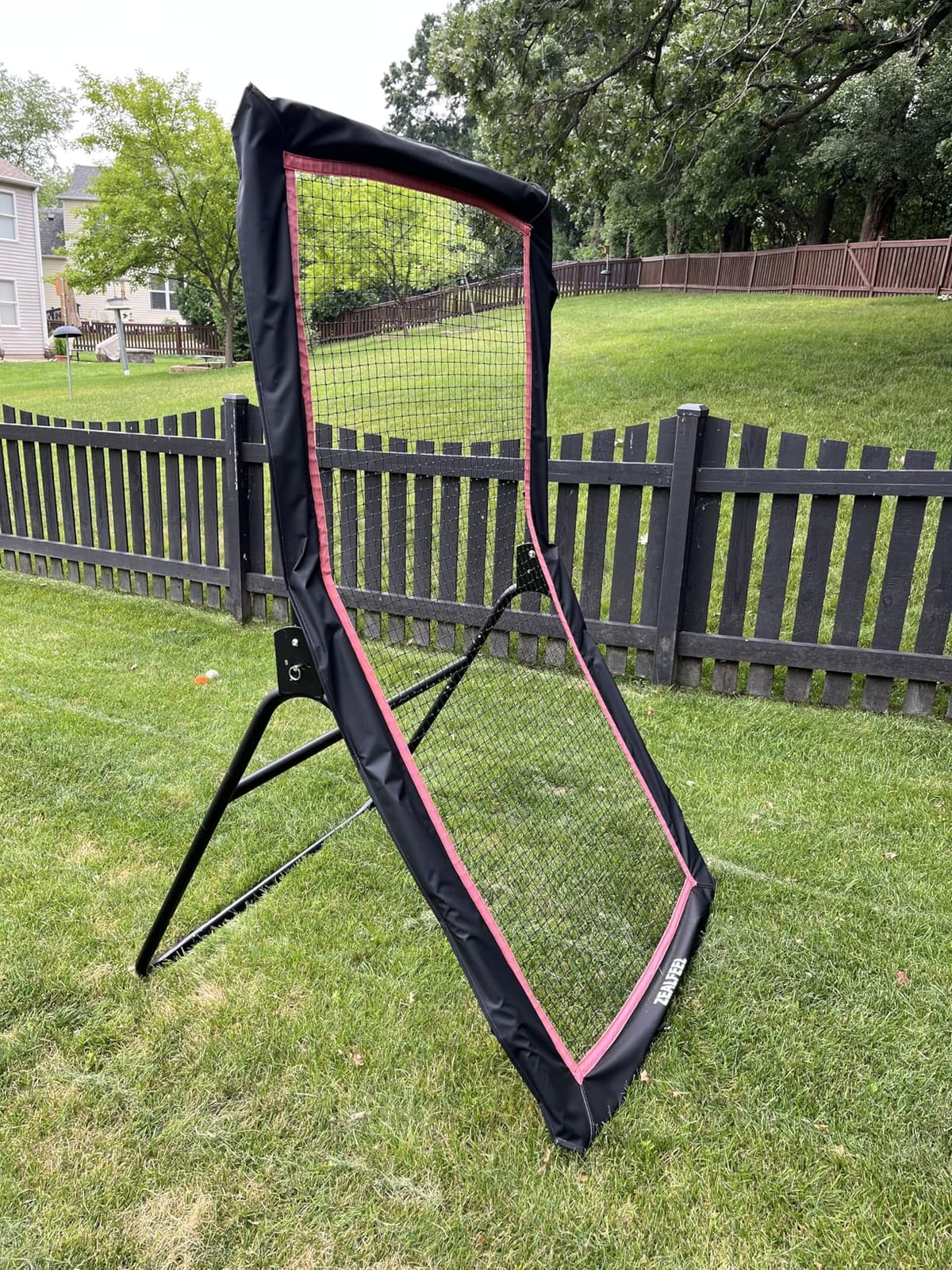 ZEALFEEL Lacrosse Rebounder with 5 Adjustable Angles, 4x6FT/4x7FT customer photo 1