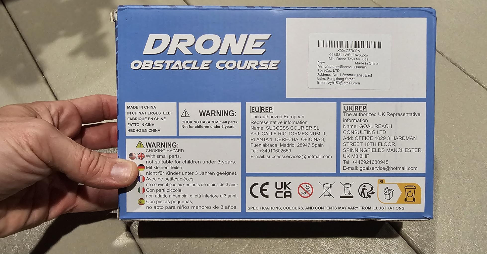 3 Pack Drone Obstacle Course, FPV Racing Drone Loop Gate | Easy to Build Obstacle Hoop, Suitable Competition RC FPV Racing of Drones or Model Aircraft Games, Age 6-12 Kids or Adults customer photo 1