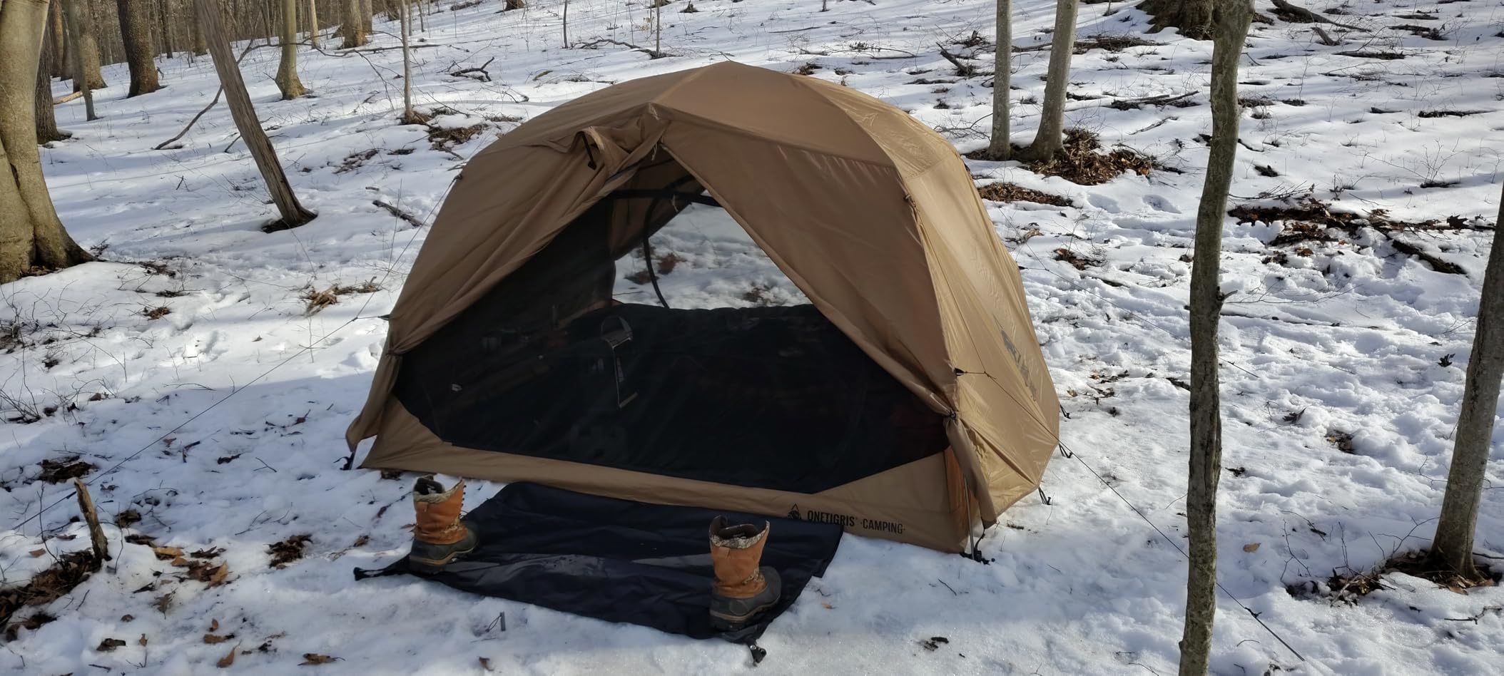 OneTigris JOVIAN 4 Person Camping Tent 3 Season Family Shelter Easy Setup Outdoor Backpacking with 2000mm Outer Rainfly, 5000mm Bottom & Waterproof Floor Mat customer photo 2