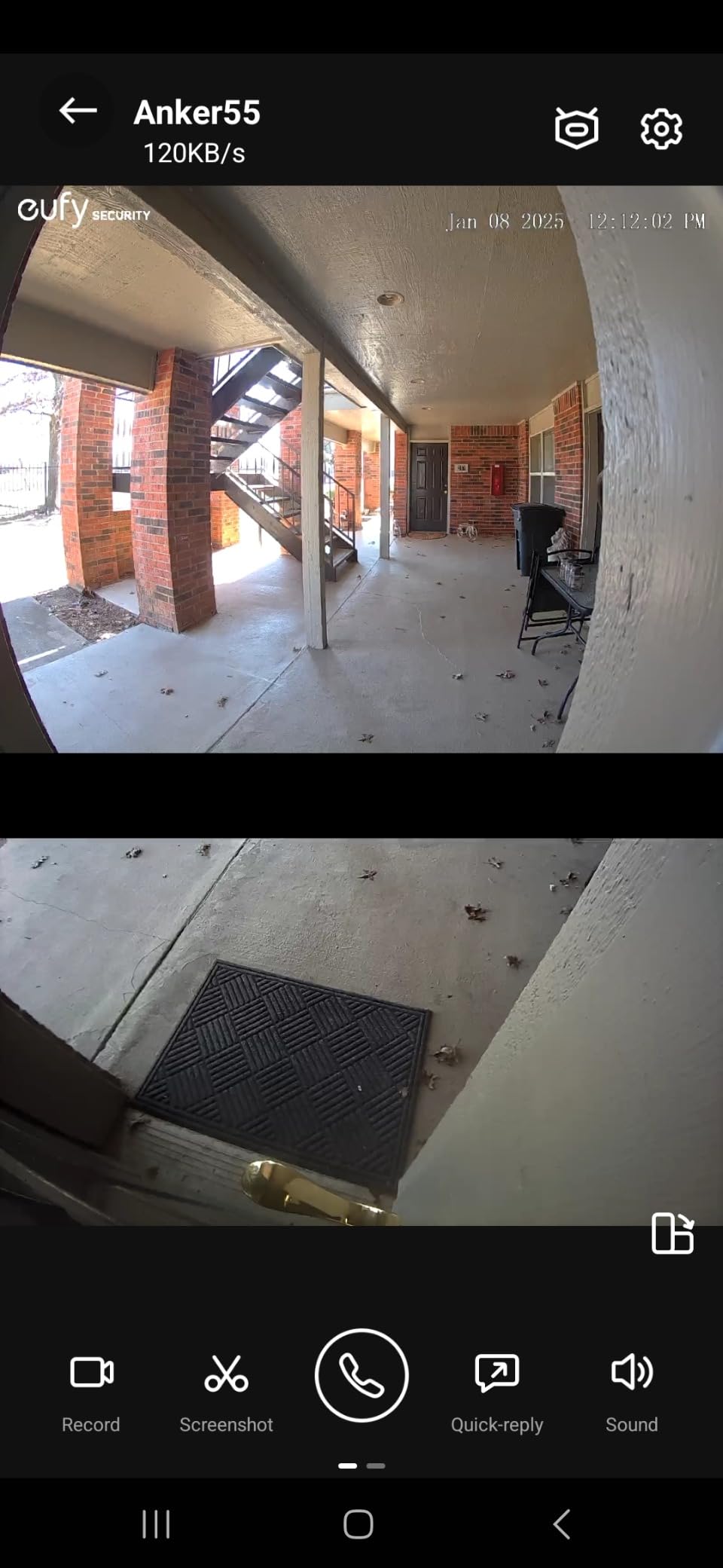 eufy Security Video Doorbell E340 Kit with Battery, 2K FHD, Built-in 8GB customer photo 2