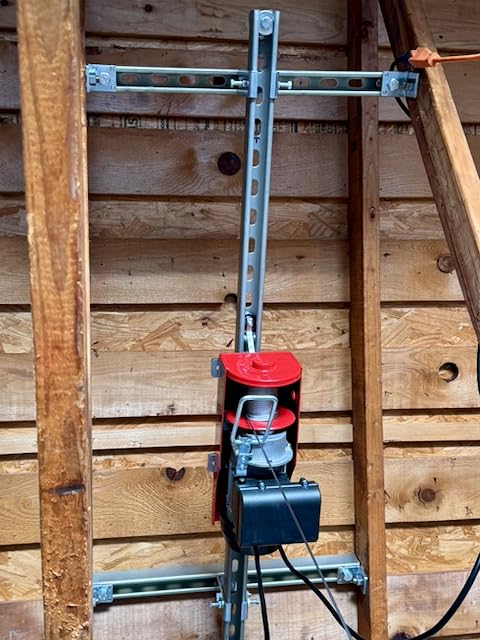 VEVOR Electric Hoist with Remote Control, 440 lbs Material Handling Tool, 110V Electric Hoist with 14ft Remote Control for Factories, Warehouses, Construction Site, Attic customer photo 1
