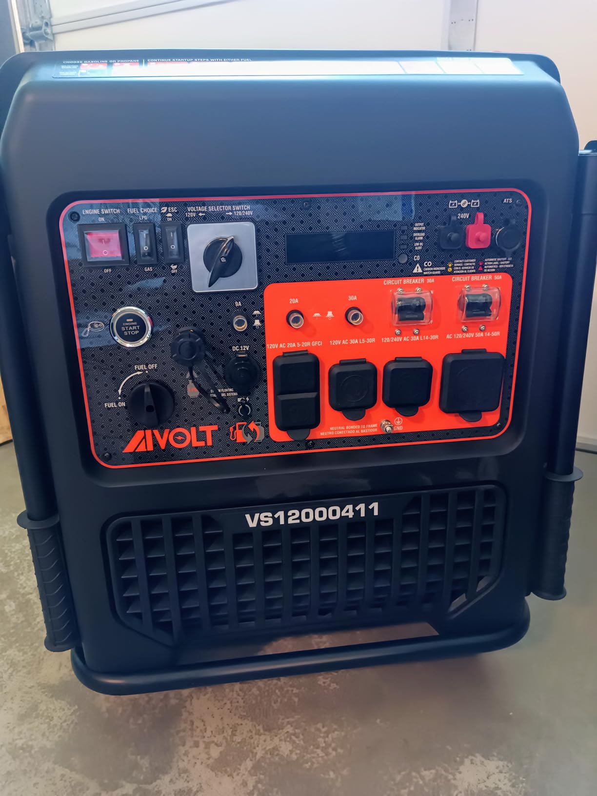 AIVOLT 11250W Dual Fuel Inverter Generator 50A for Home Backup customer photo 1