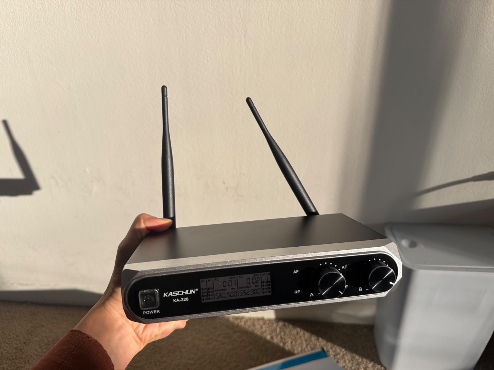 Wireless Microphone System, Fixed Frequency, Dual UHF Handheld Microphones, 200ft Long Range, Plug & Play, Cordless Microphone for Singing, Karaoke, DJ, Church, Wedding, Home KTV customer photo 1