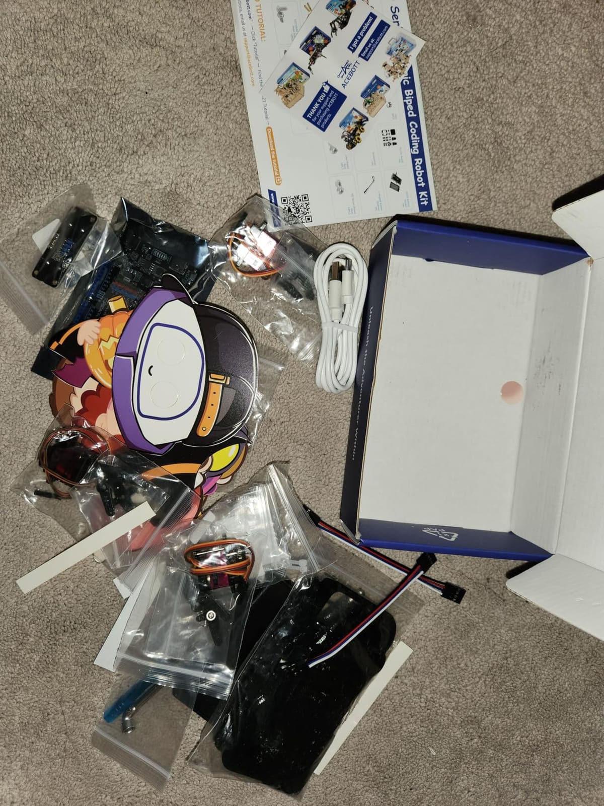 ACEBOTT Robotics for Kids Ages 12-16,Bionic Biped Robot Kit for Arduino ESP32, STEM Science Kits, Cool Engineering Building Toys, Science Coding Kit for 12+ Boys Girls Teens and Adults Unique Gifts customer photo 1