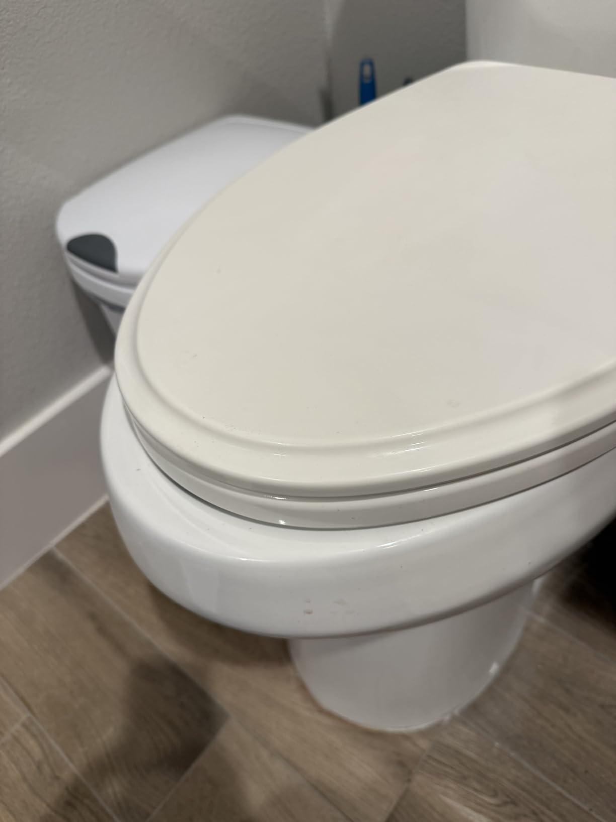 19 Inch High Toilet, Los Flexi ADA & Elongated Extra Tall Toilet for Seniors, Comfort Height Two-Piece Toilet With Soft-Close Seat,12” Rough-In, S-Trap, Siphonic Flush 1.28 GPF customer photo 1