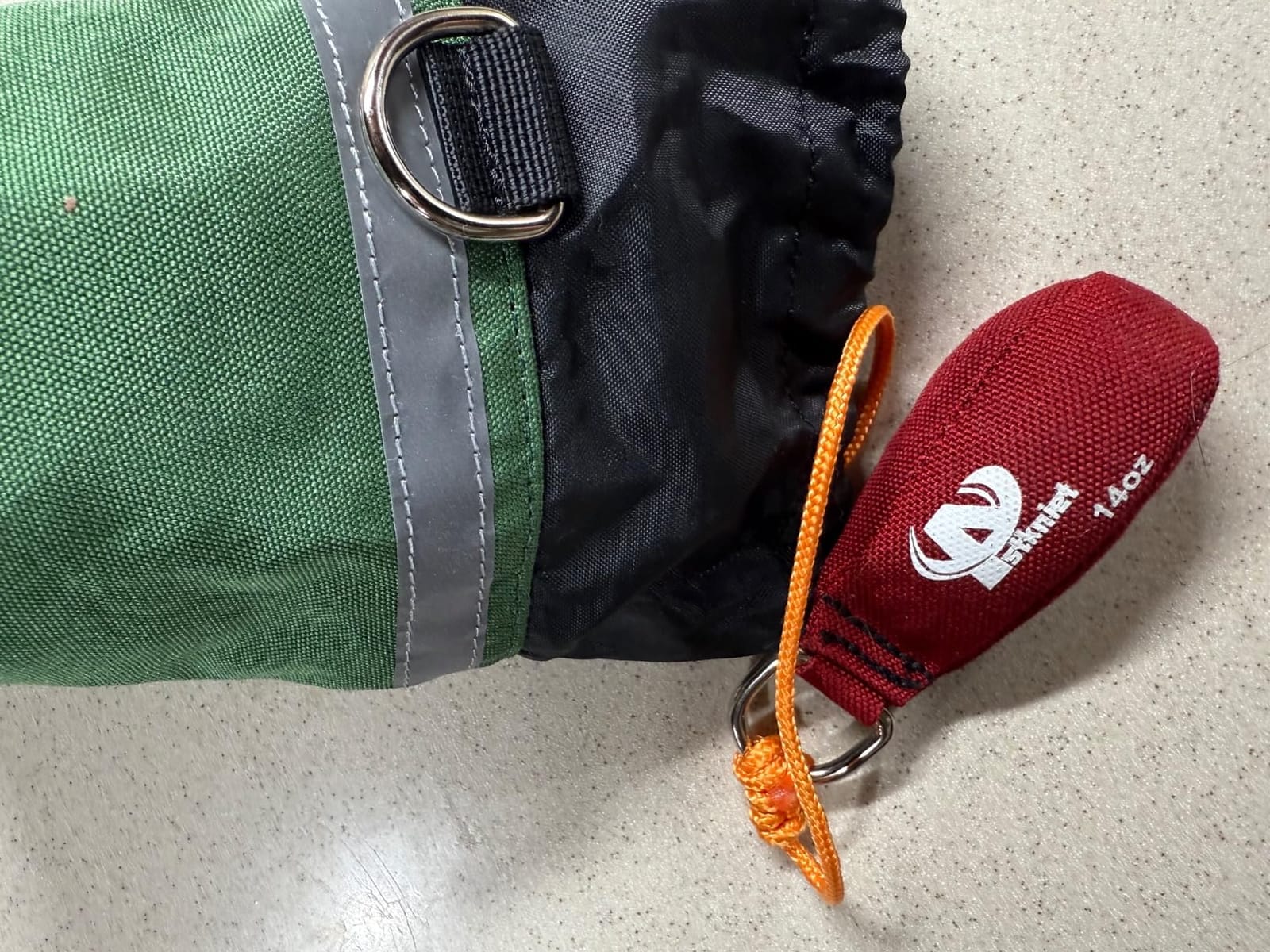 Aystkniet Arborist Throw Line Kit with Slick Rope & 12/14/16oz Throw Weight & Reflective Storage Bag, Polyester Throw Line and Arborist Throw Ball Kit for High Limbs Trimming Cutting Tree Work customer photo 2