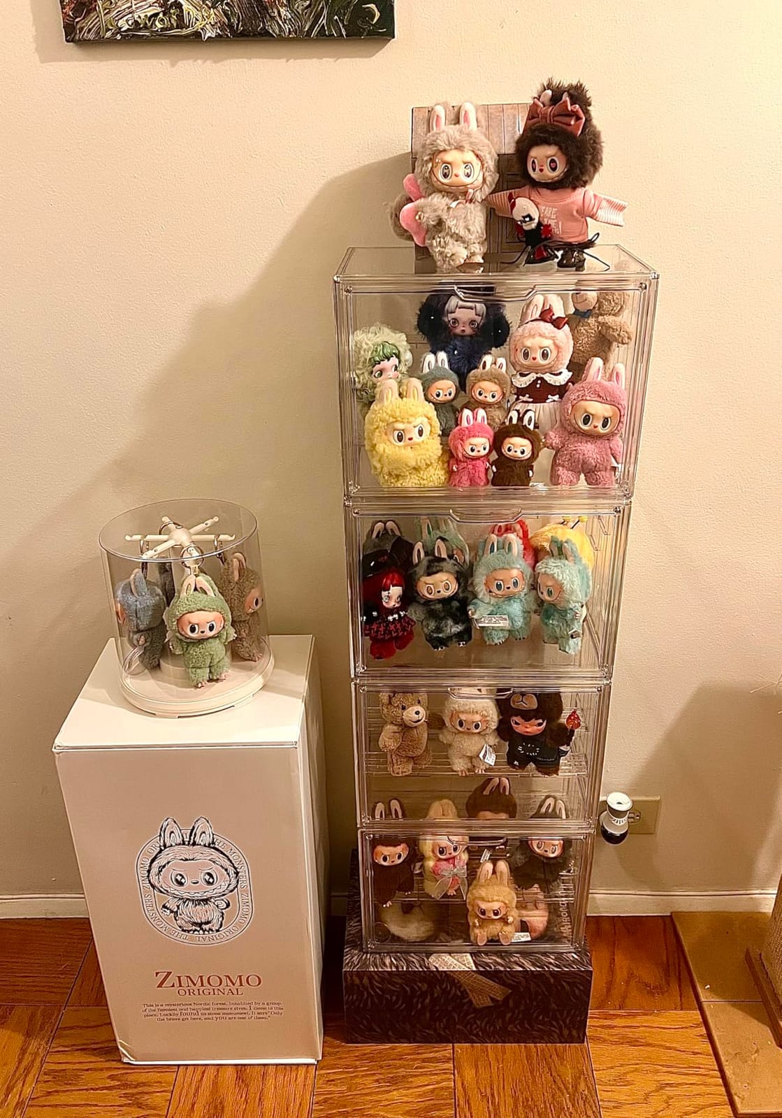 4 Layer Stackable Acrylic Figure Case for Collectibles Display Box,1 Pack customer photo 1