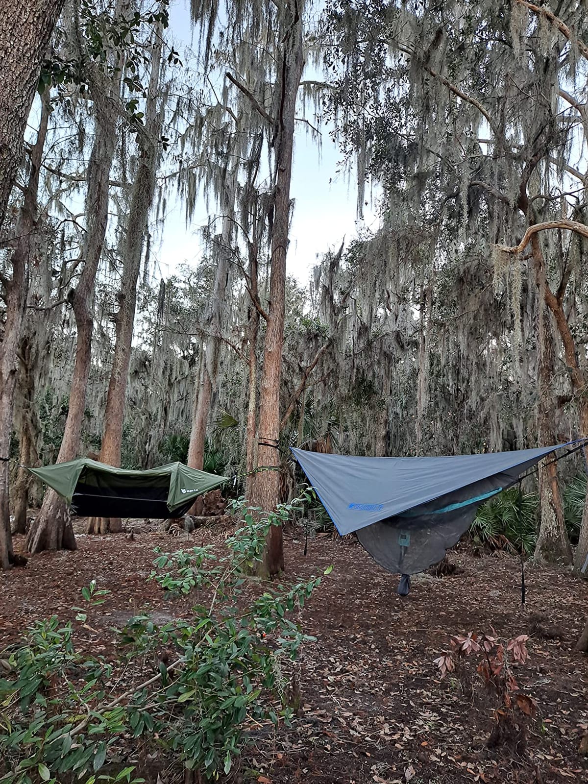 Night Cat Camping Hammock Tent: Lightweight Portable 4 in 1 Hammock with Rain Tarp and Mosquito Net for Hiking Jungle Outdoor customer photo 2