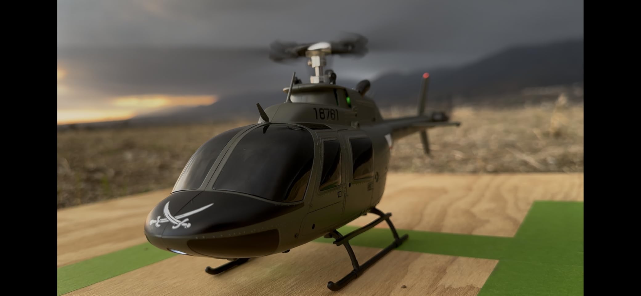 Ultra-high Simulated RC Helicopter - 27:1 Scale Remote Control | Helicopter with Auto-Hover for Adults, Beginners, Bell OH-58 customer photo 1