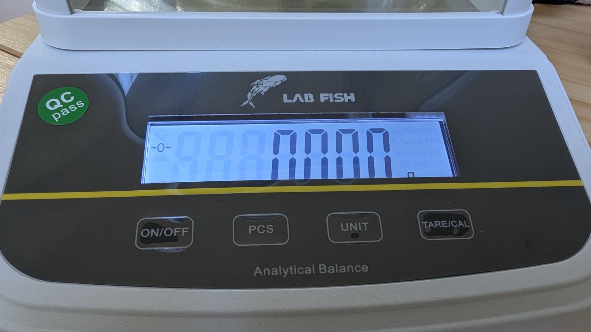 LAB FISH FA3003S Analytical Balance, 300g x 1mg Ext Calibration | Dual display, 300g capacity, 0.001g accuracy, external calibration, lab scale for pharmacy & jewelry weighing customer photo 2