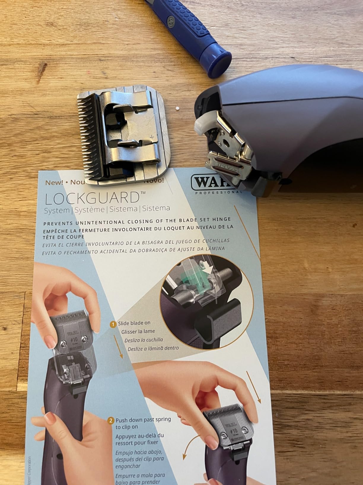 Wahl Pro Animal KM10+ Corded Clipper, Cats, Dogs & Horses, Purple | #10 Prime Series Blade, LOCKGUARD Technology, Textured Housing with Lightweight Design, Fits Cats, Dogs, and Horses customer photo 1