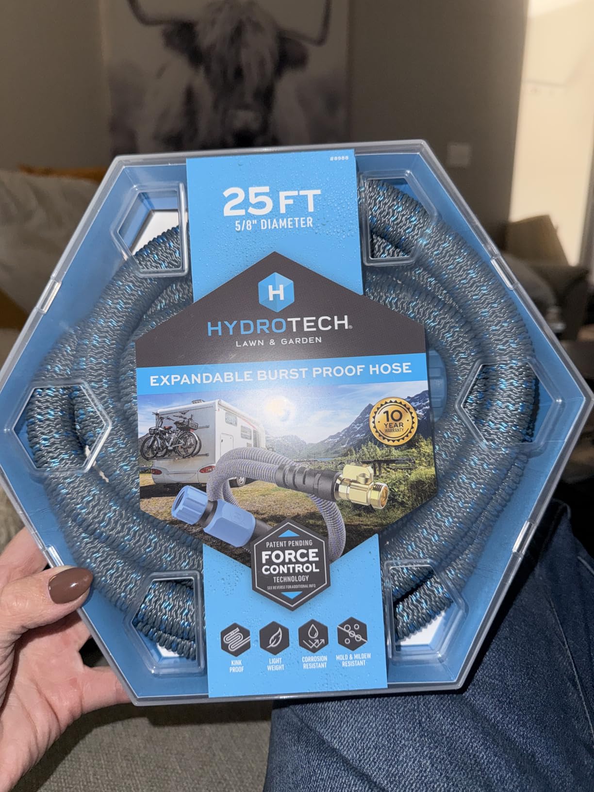 HydroTech 50 ft Expandable Burst-Proof Garden Hose, 5/8 in Diameter customer photo 2