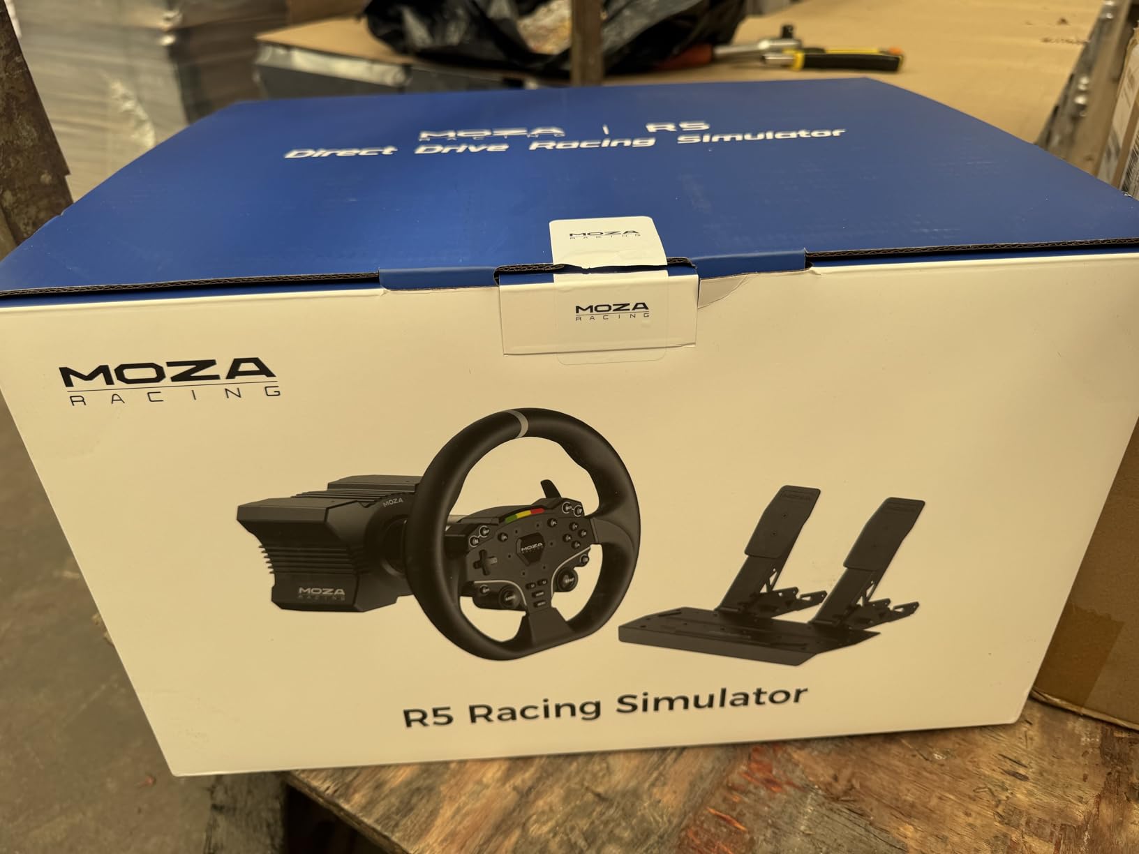 MOZA R5 Bundle Kit 5.5Nm Direct Drive Servo Base,Wheel & Pedals for PC customer photo 1