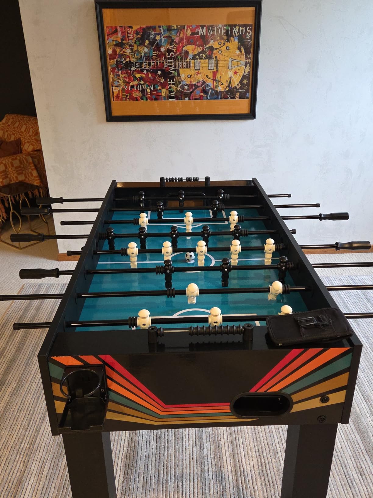 Best Choice Products Full Size 54 Inch Regulation Foosball Table for Home, Game Room - Includes 2 Balls, 2 Cup Holders customer photo 2