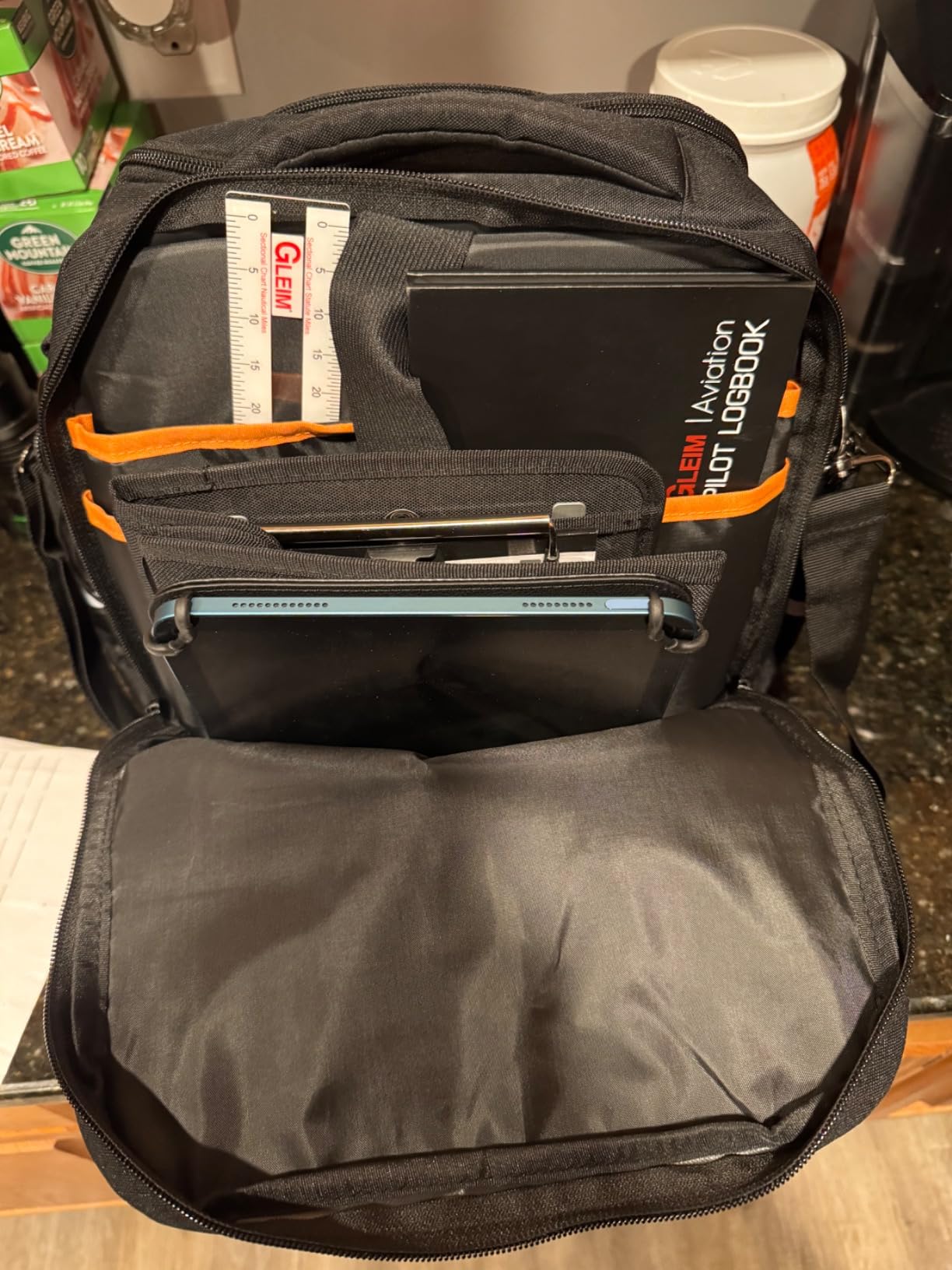 Damero Pilot Headset Bag, Aviation Headset Pilot Bag for Secure Storage | Flight Bag for Aviation Headset, Padded Sleeve for Kneeboard, iPad and More, Three Ways to Carry, Patch Area, Bag Only customer photo 1