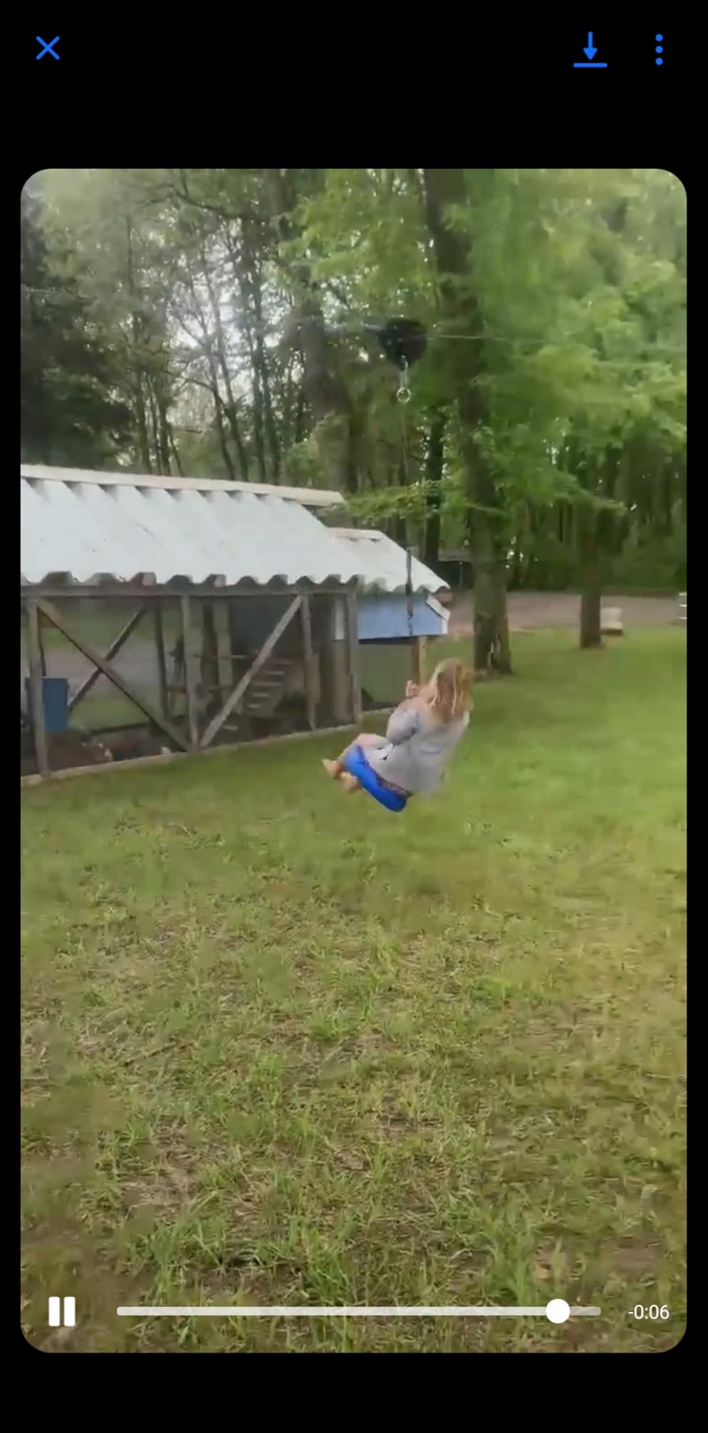 X XBEN Zip line Kit for Kids and Adults Outdoor: Up to 500Lbs - 80FT customer photo 1