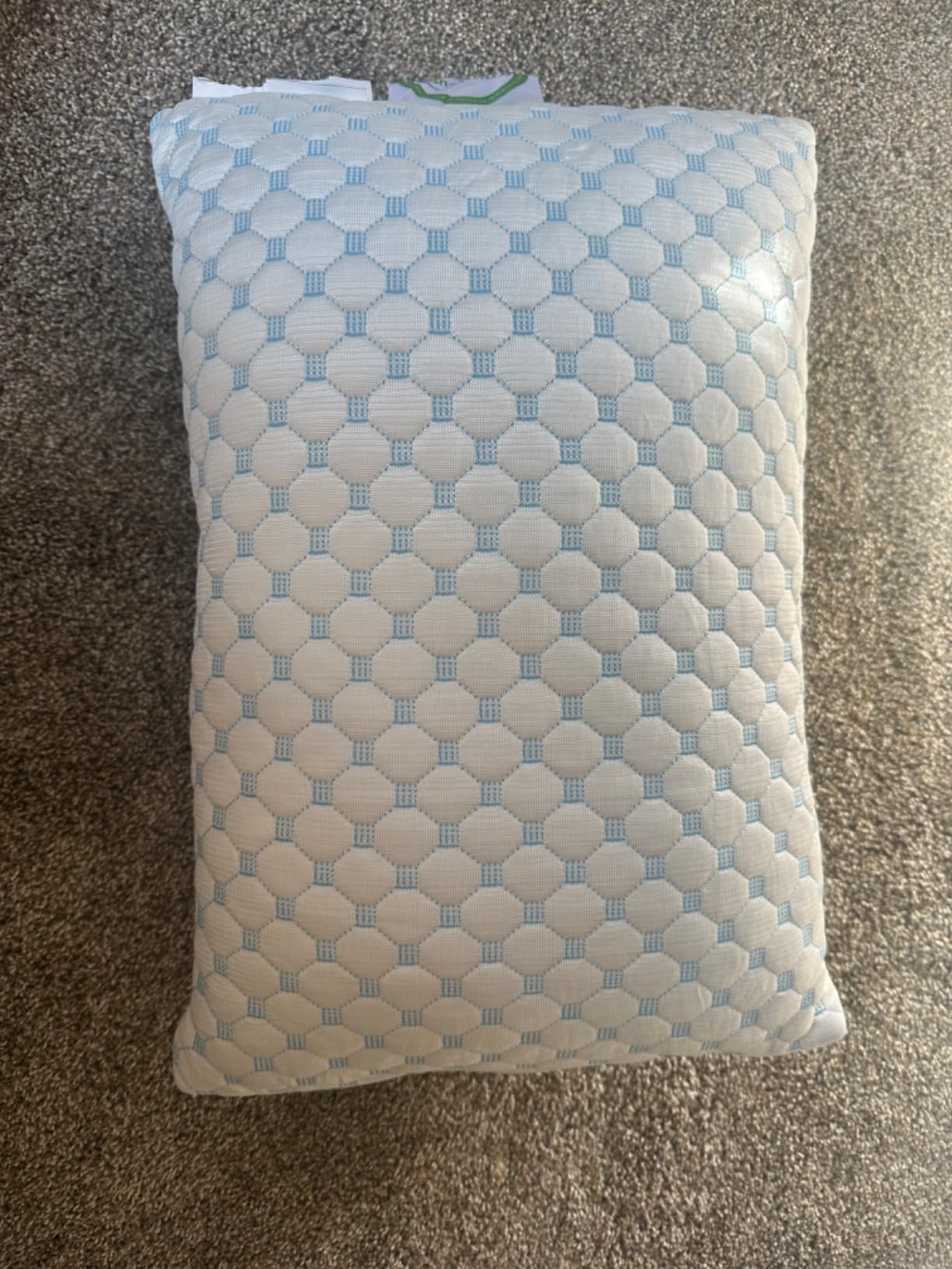 Nestl Cooling Pillow for Sleeping 1 Pack, Luxury Shredded Memory Foam Pillows Queen Size, Adjustable Cold Gel Pillows for Hot Sleepers Supportive Cool Pillow for Side Back Stomach Sleepers customer photo 1